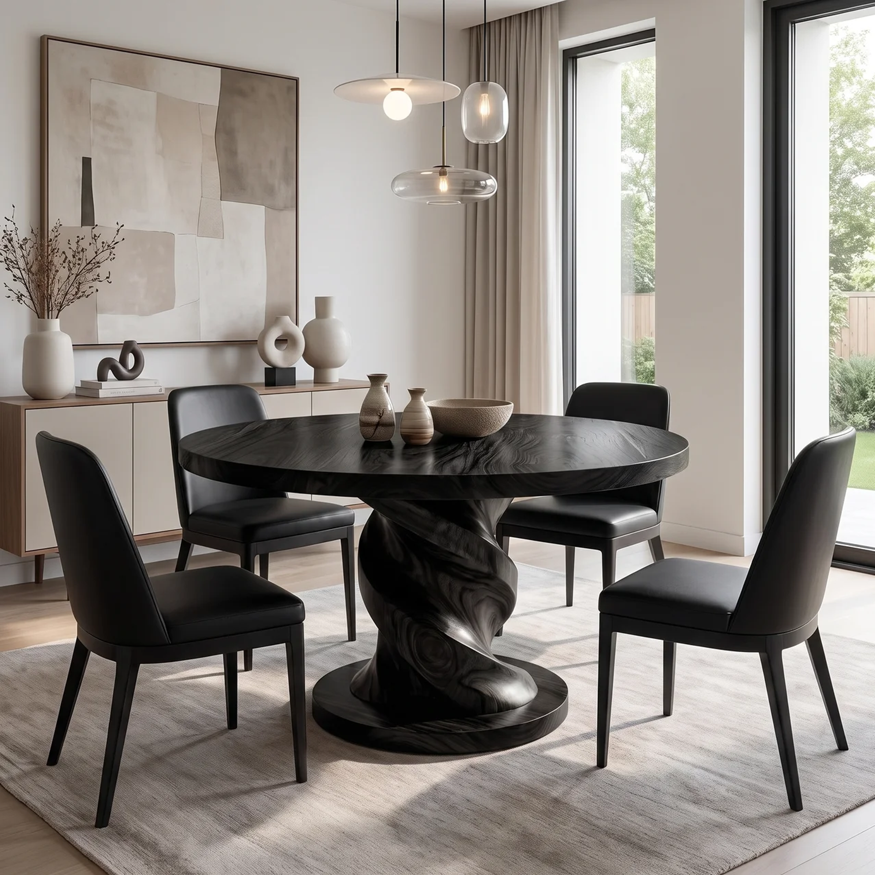 Tropical Twist Base Breakfast Table For Bright Kitchen SILDTTRDN079