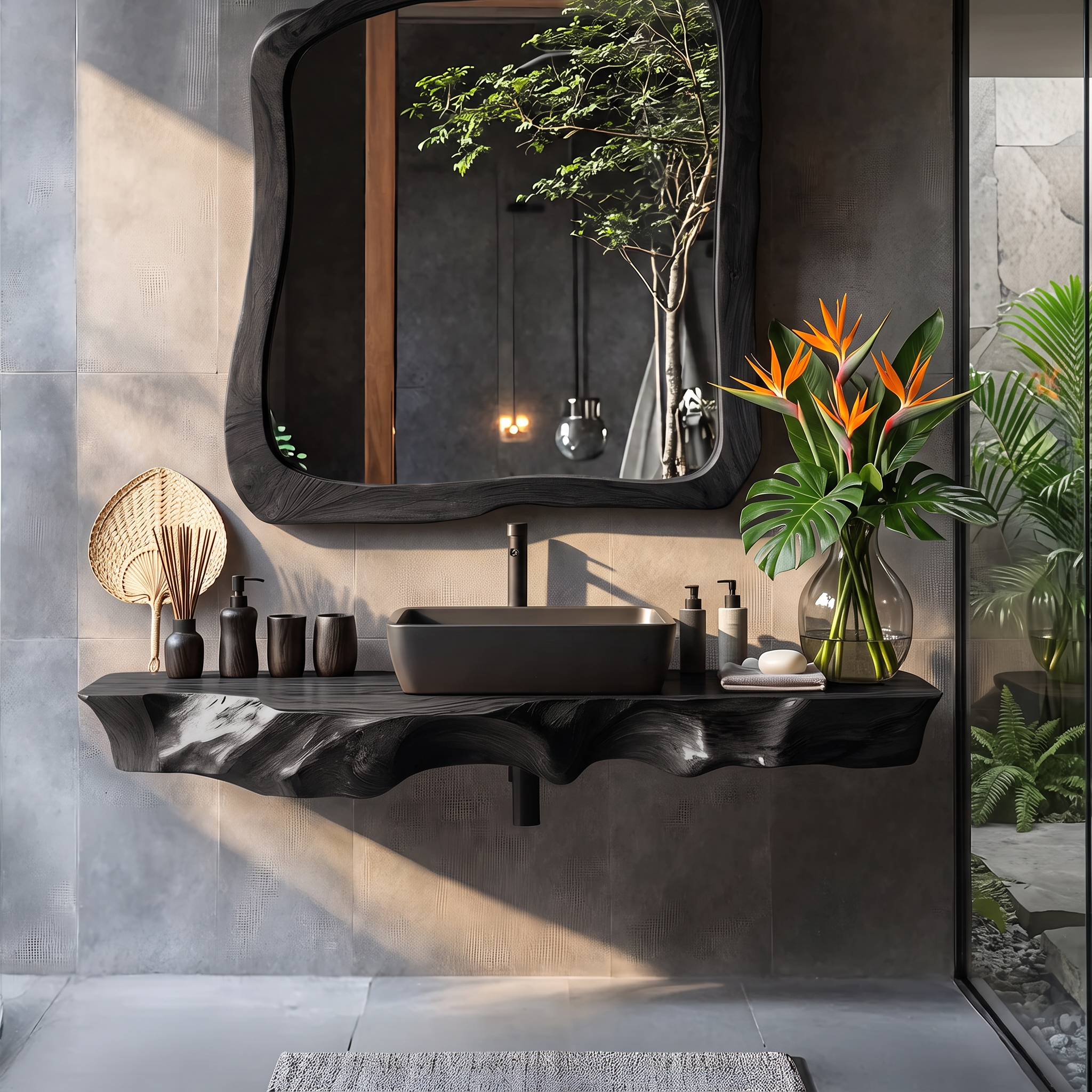 Farmhouse Solid Wood Vanity For Classic Bathroom SILDTTRBAS028