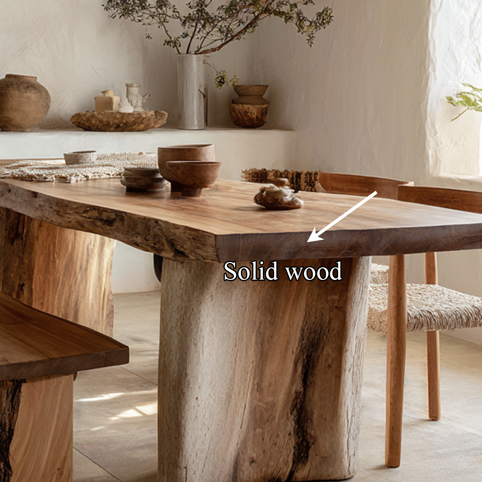 Custom Dining Table Walnut Wood Farmhouse Gift SINLSADT024