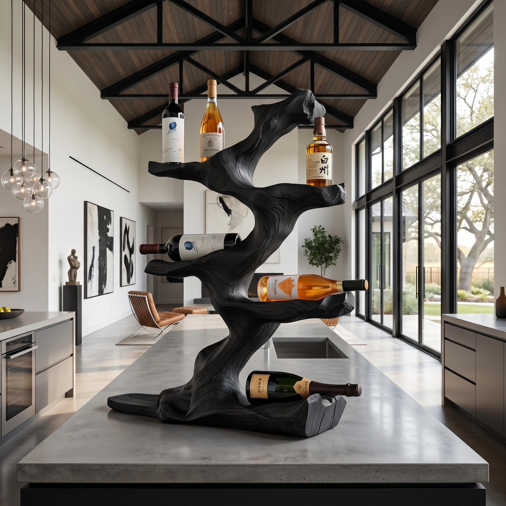 Rustic Wine Holder For Furniture Display Shelf Ideas SILDTTNWH010