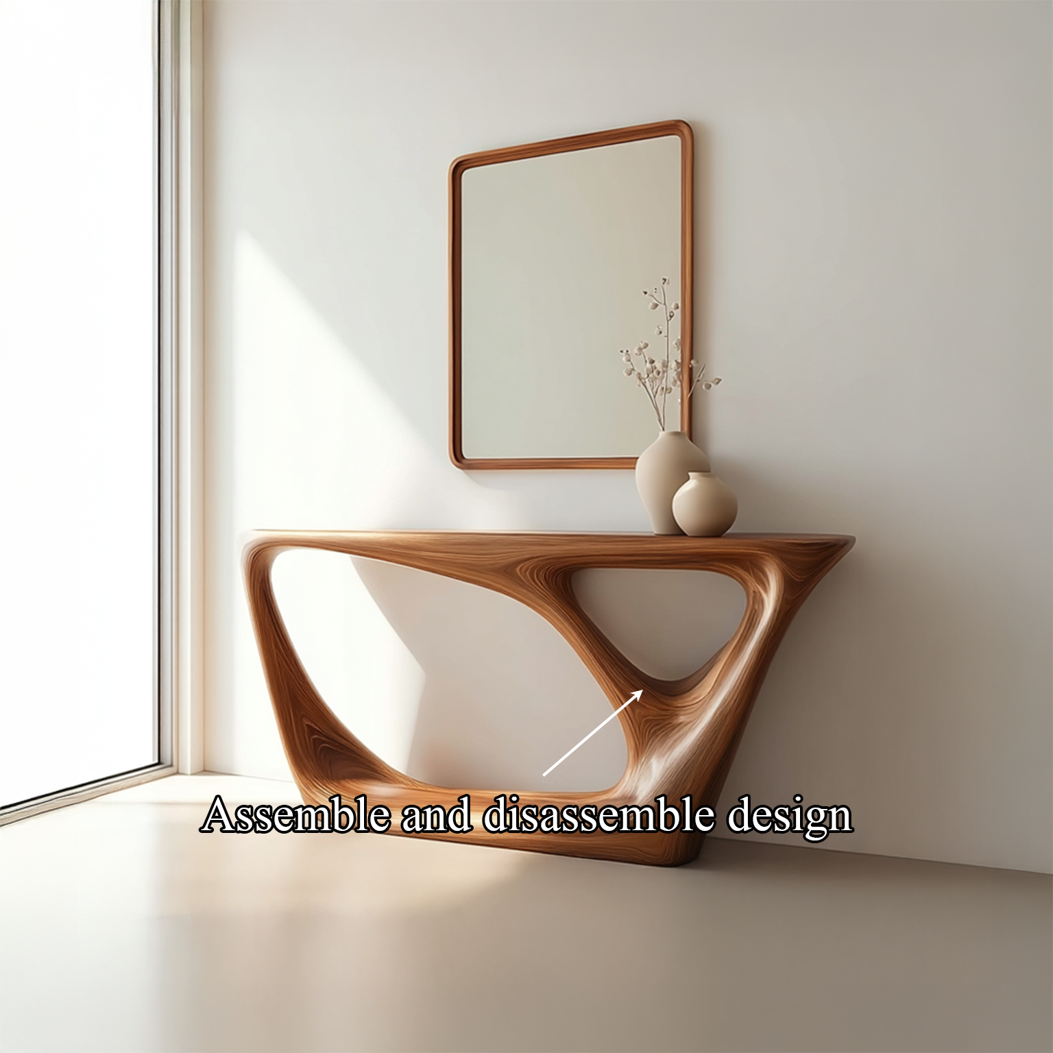 Mid Century Modern Console Table Living Room SINLSACS148
