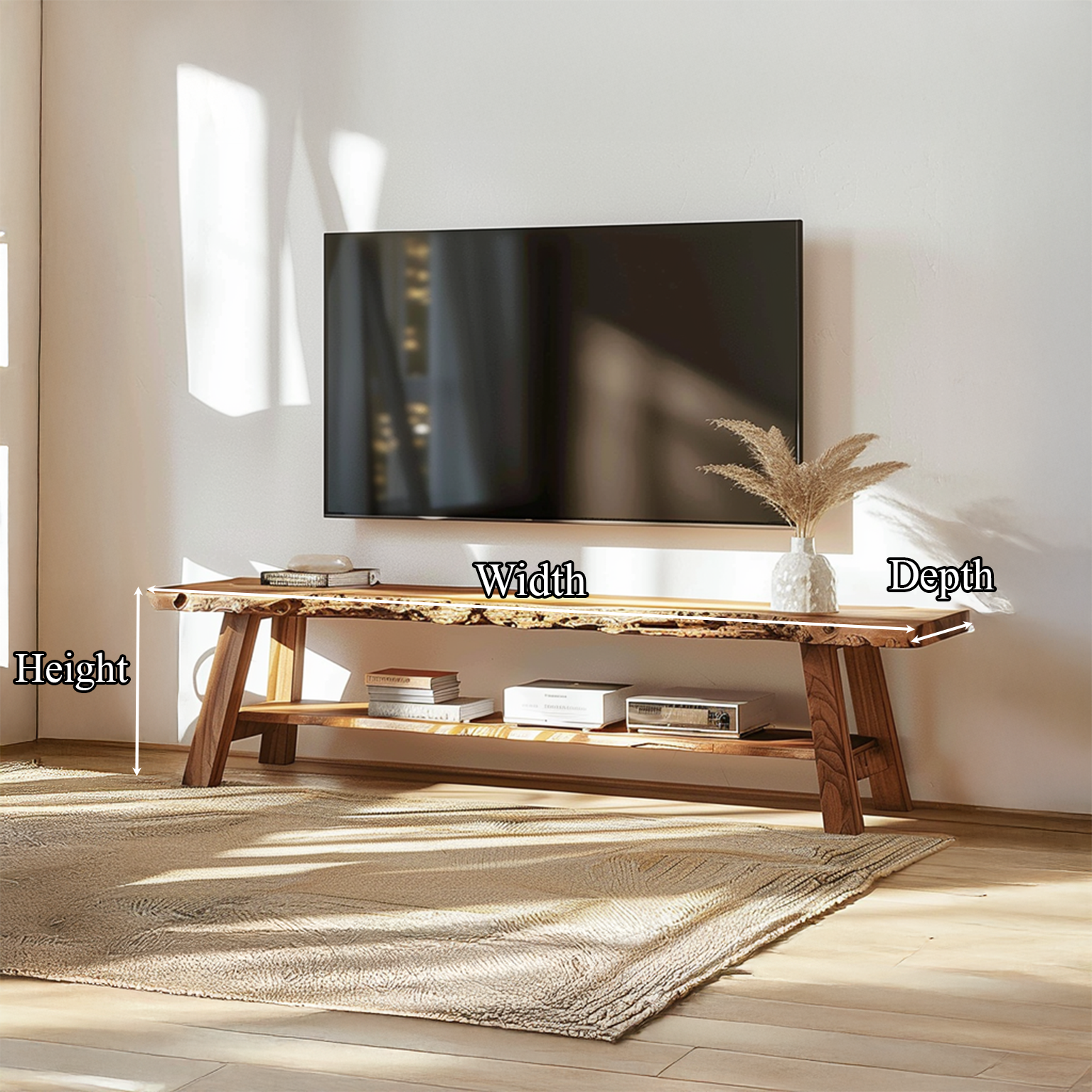 Rustic TV Console Living Room SINLSACS121