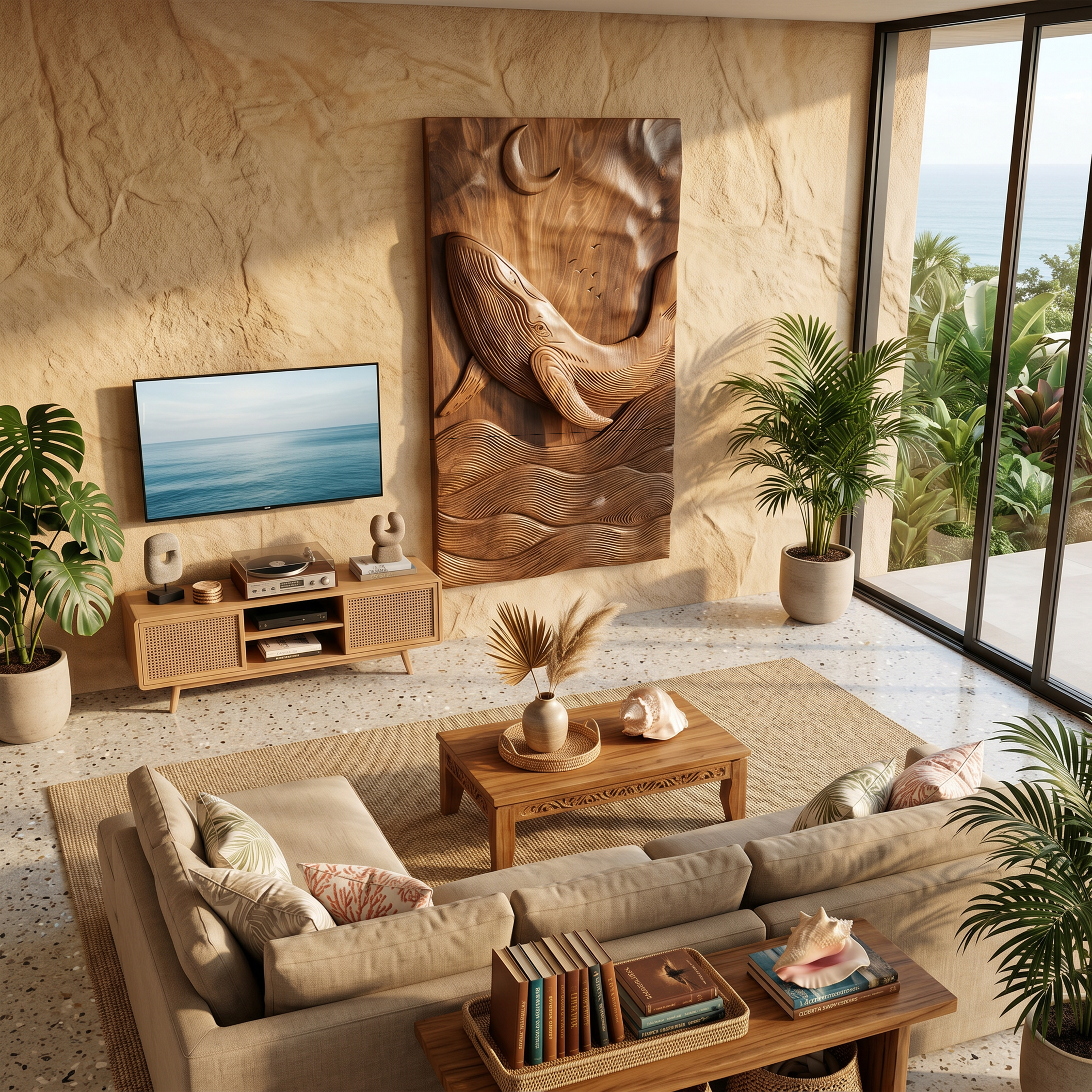 Large Abstract Wood Wall Decor For Elegant Modern Interiors SILDTTRWA075