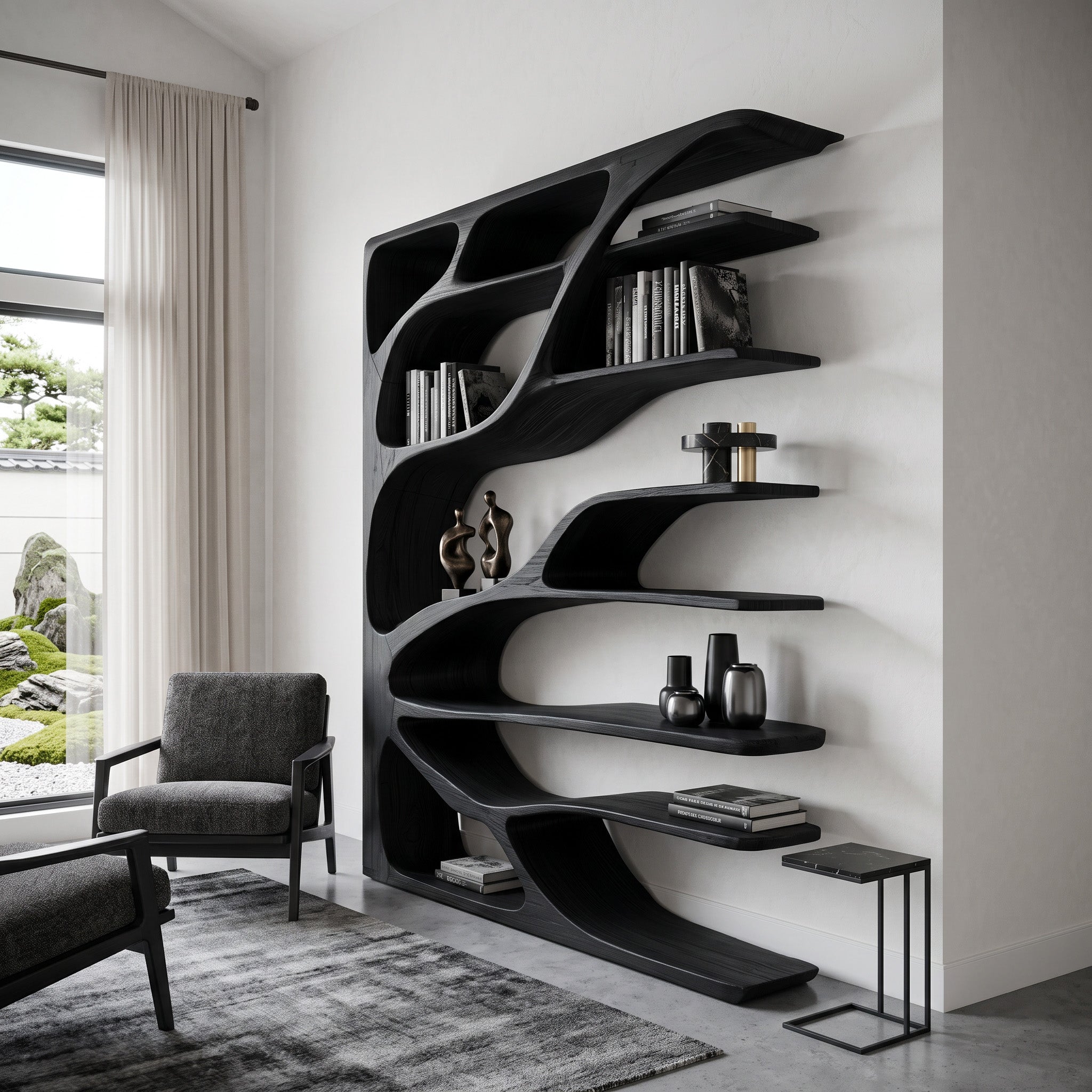 Modern Statement Bookshelf For Home Interiors Decor RTTHHNBS090