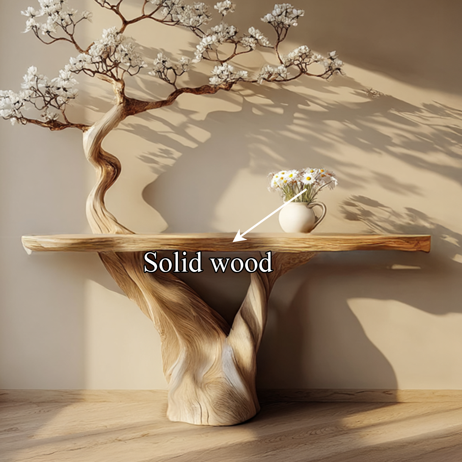 Mid Century Sculptural Console Table Entry Living Room SINLSACS235