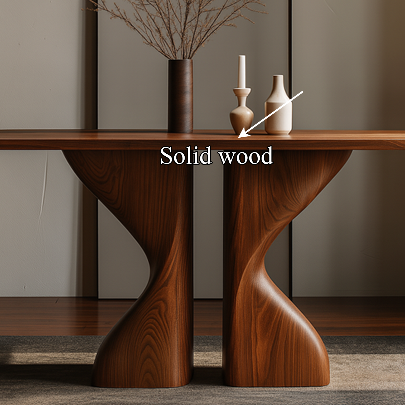Midcentury Console Table Living Room SINLSACS143