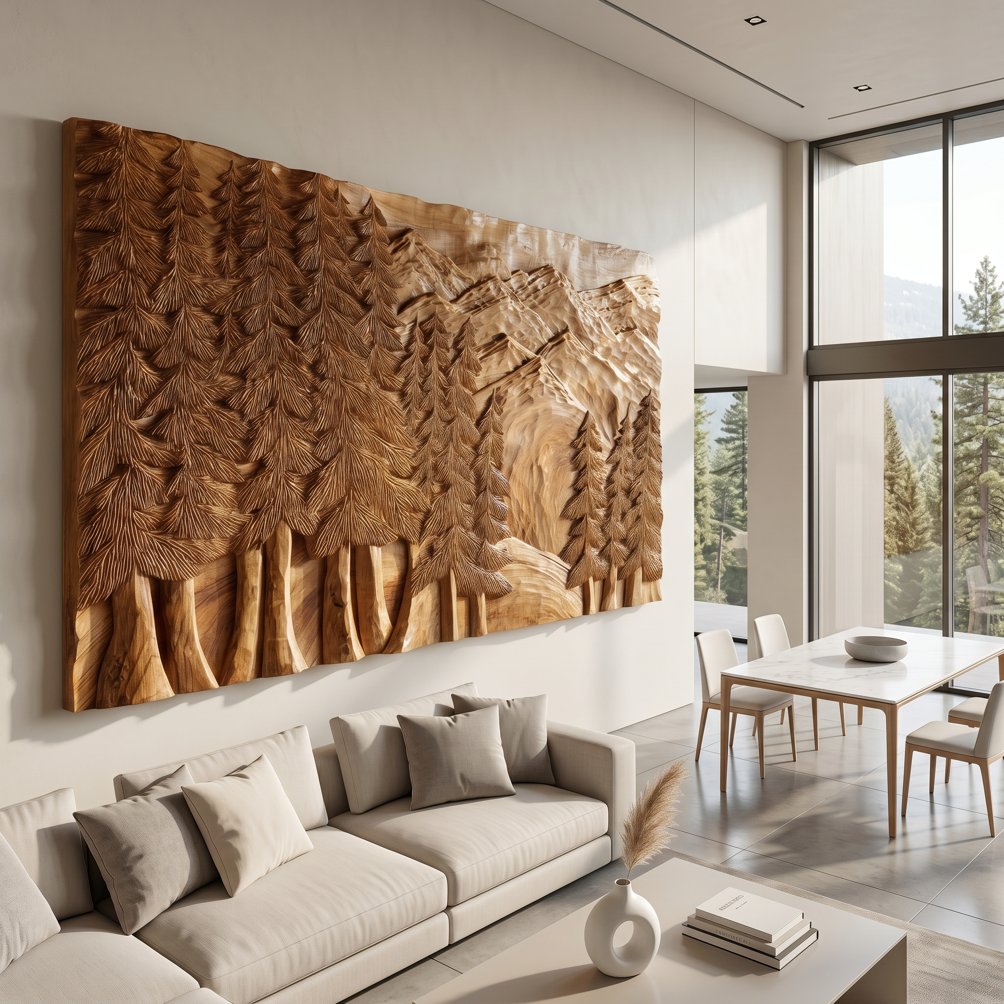 Patriotic Round Eagle Wood Wall Art Rustic Home Interior Decor SILDTTRWA108