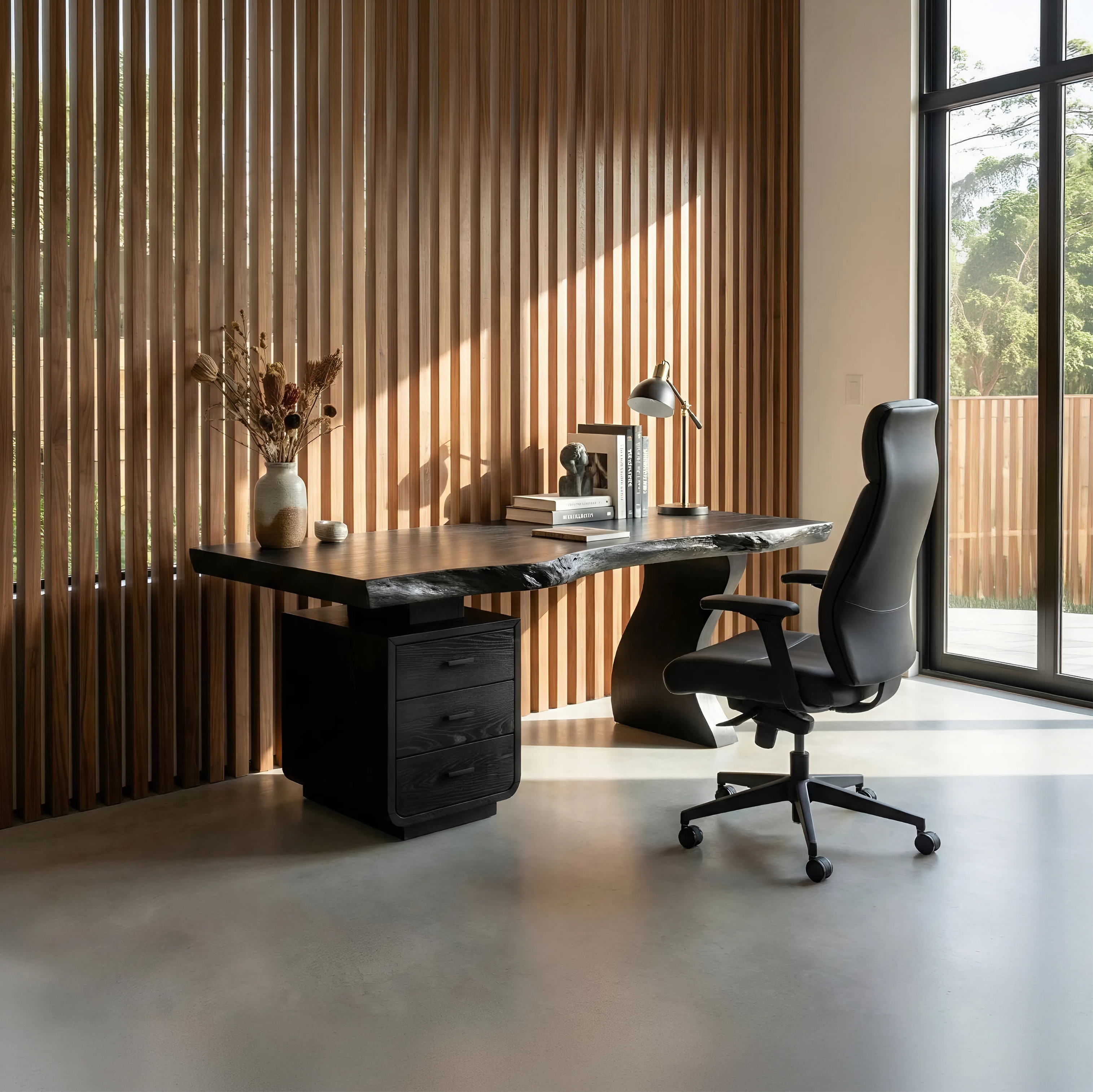 Contemporary Home Office Desk For Artistic Living Room SILDTTNDE029