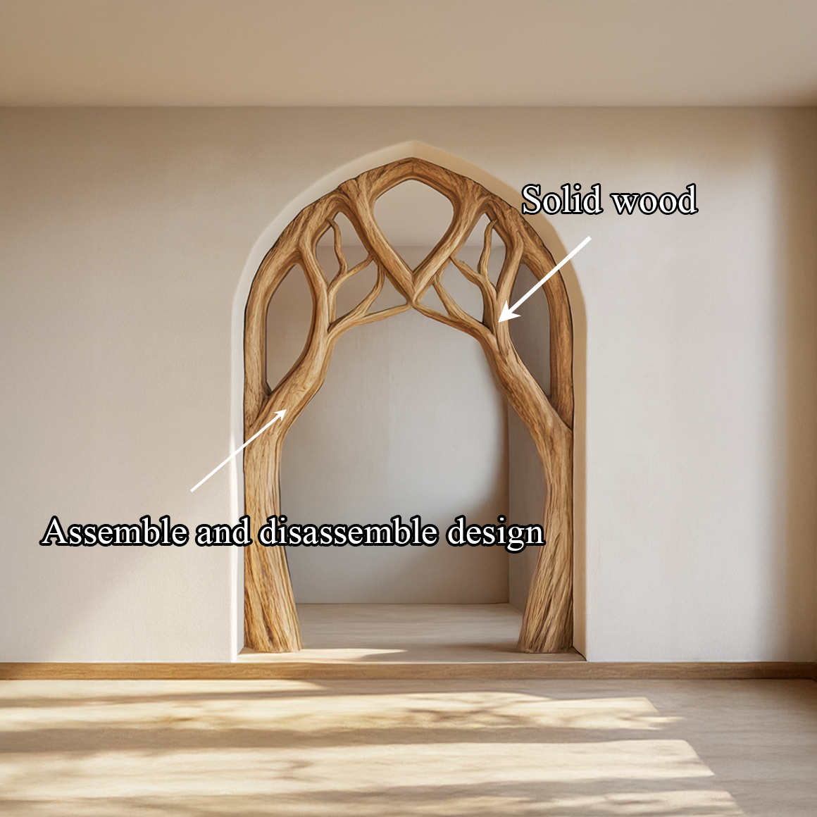 Organic Sculptural Doorway Arch For Living Space And Interior Area SINLSADF003