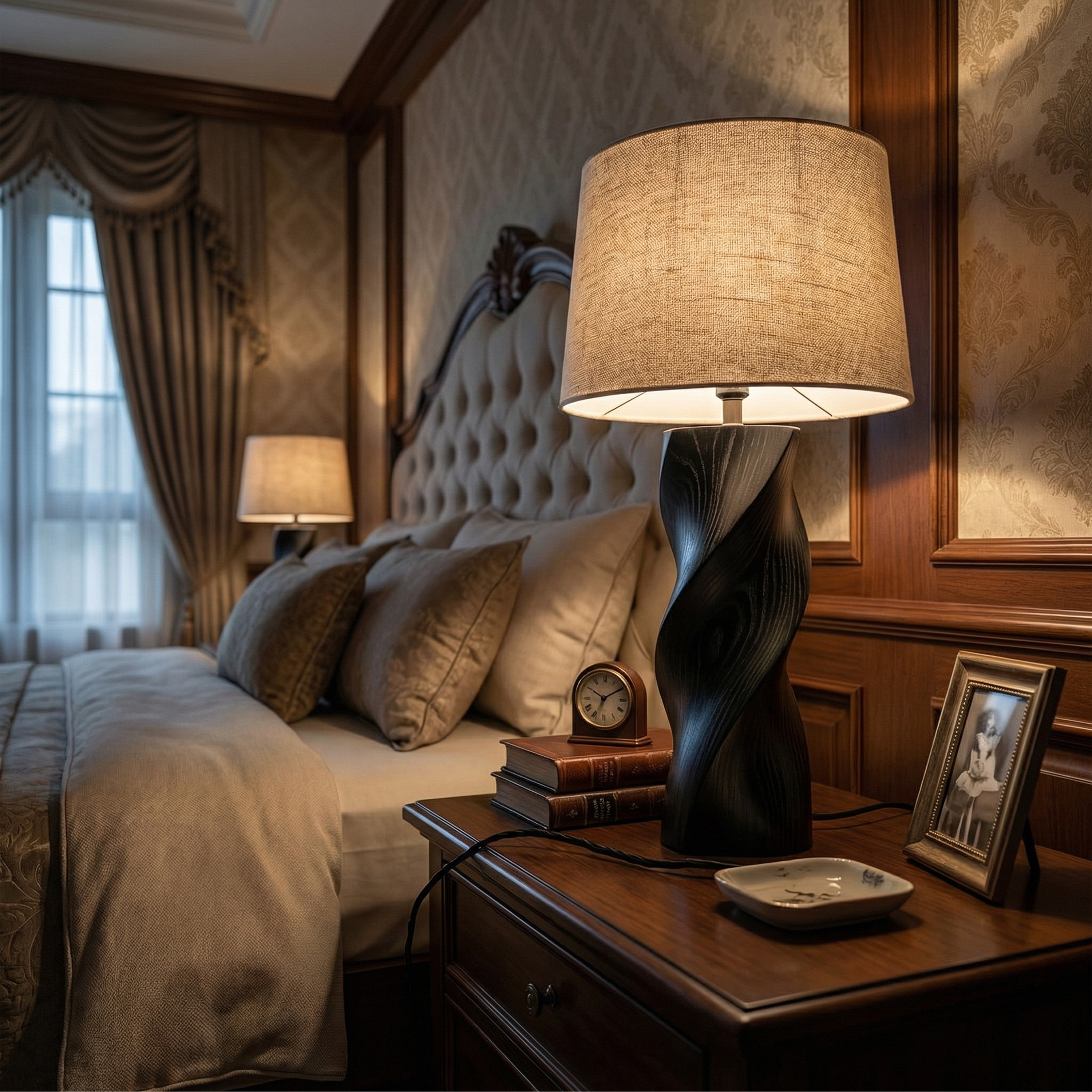 Modern Accent Table Lamp Bedroom Living Room Hotel Room Corner SILDTTRLAM036