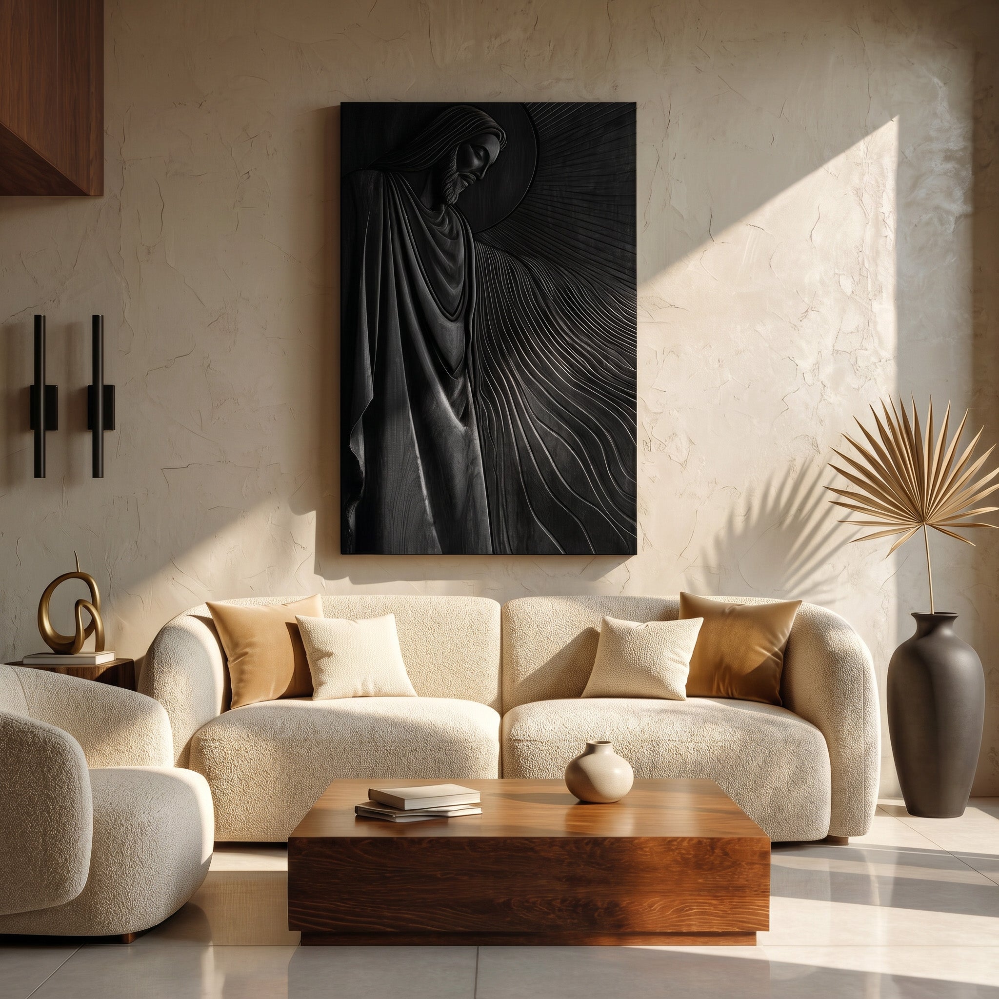 Organic Modern Sacred Wall Art For Living Room RTTHHNWA197