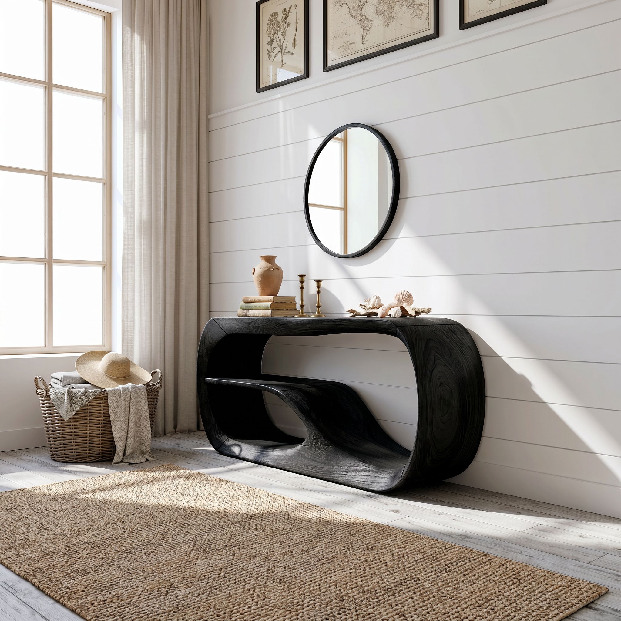Modern Wooden Console Table For Entryway Furniture SILDTTRCS049