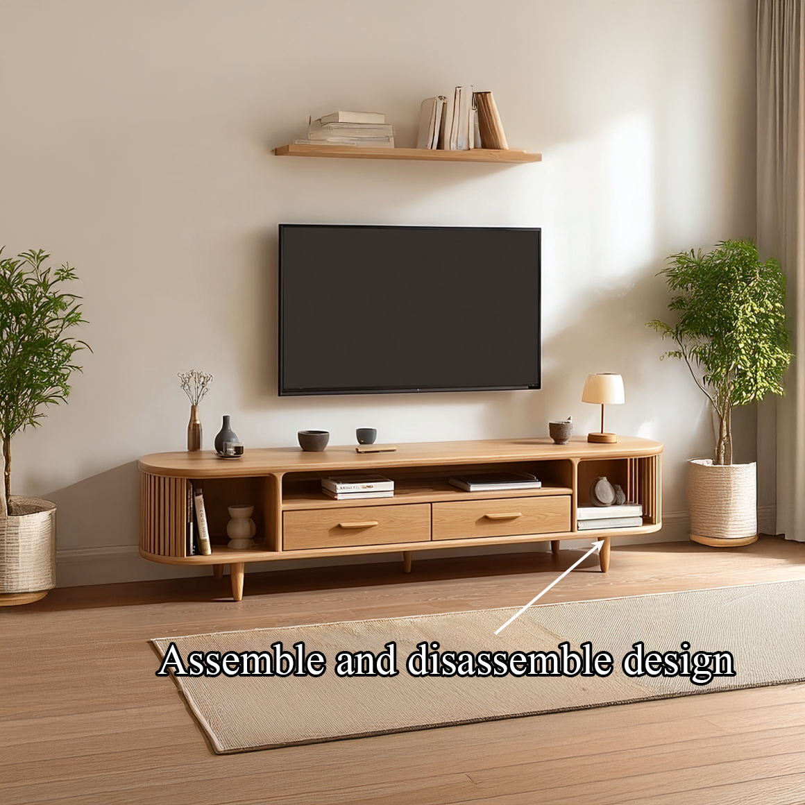 Mid Century TV Stand Living Room Or Bedroom Decor SINLSASC230