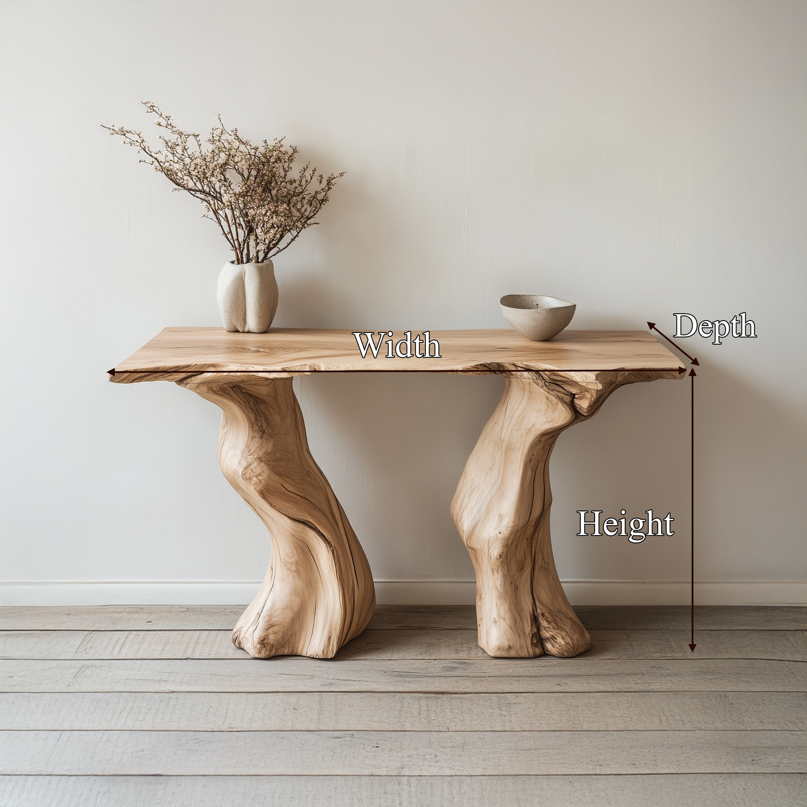 Handcrafted Wooden Console Table Living Room Interior Feature Accent SINLSACS442