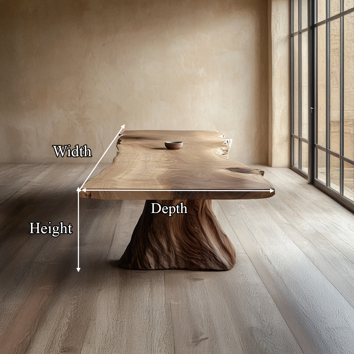 Rustic Dining Table For Dining Room And Gathering Space SINLSADT151