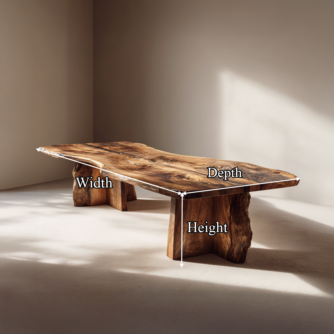 Rustic Dining Table For Modern Dining Room And Kitchen Space SINLSADT155