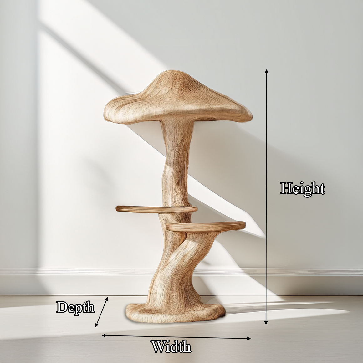 Modern Decorative Mushroom Shelf For Living Room Or Bedroom SINLSABT208