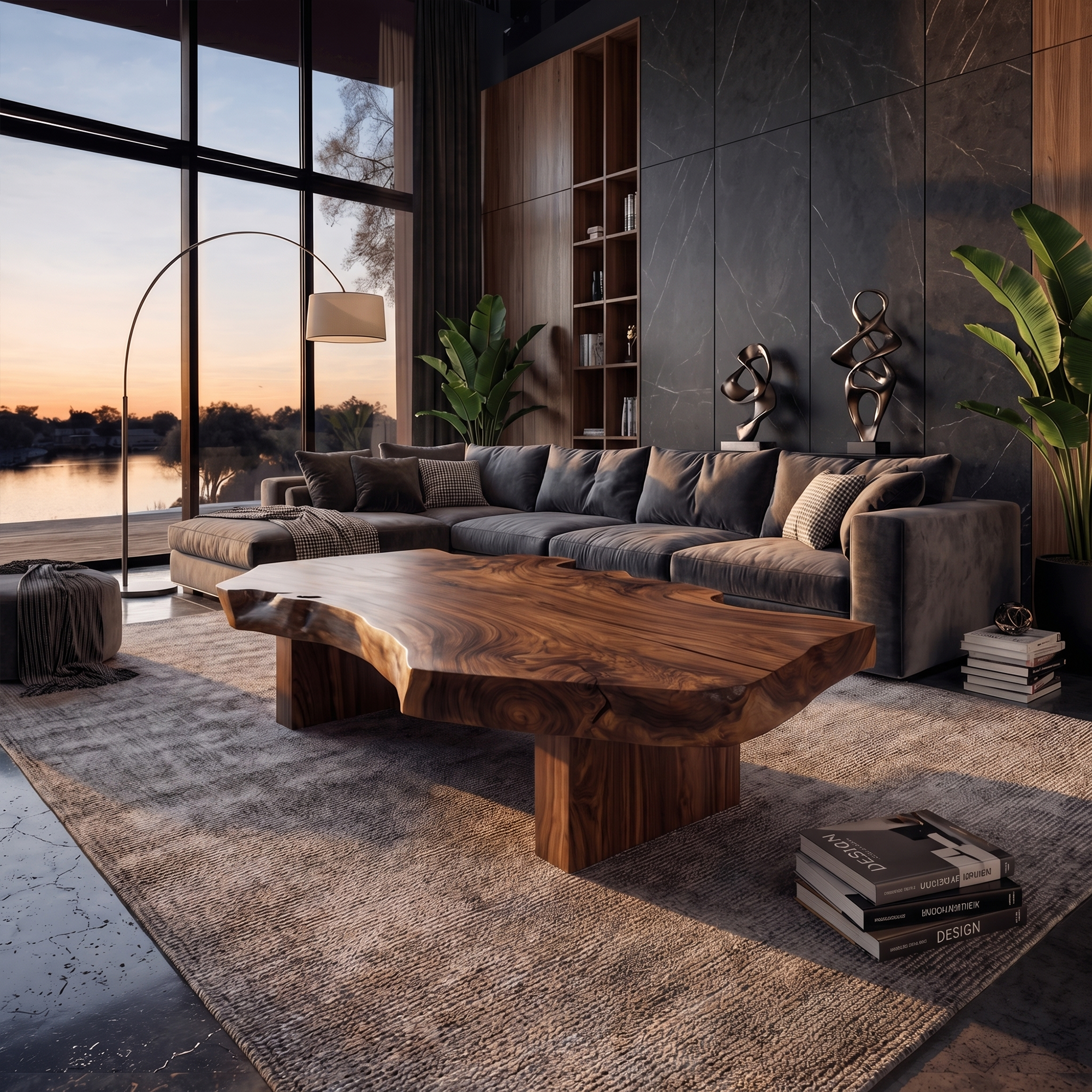 Rustic Art Coffee Table Living Room Or Studio Room SINLKICF138