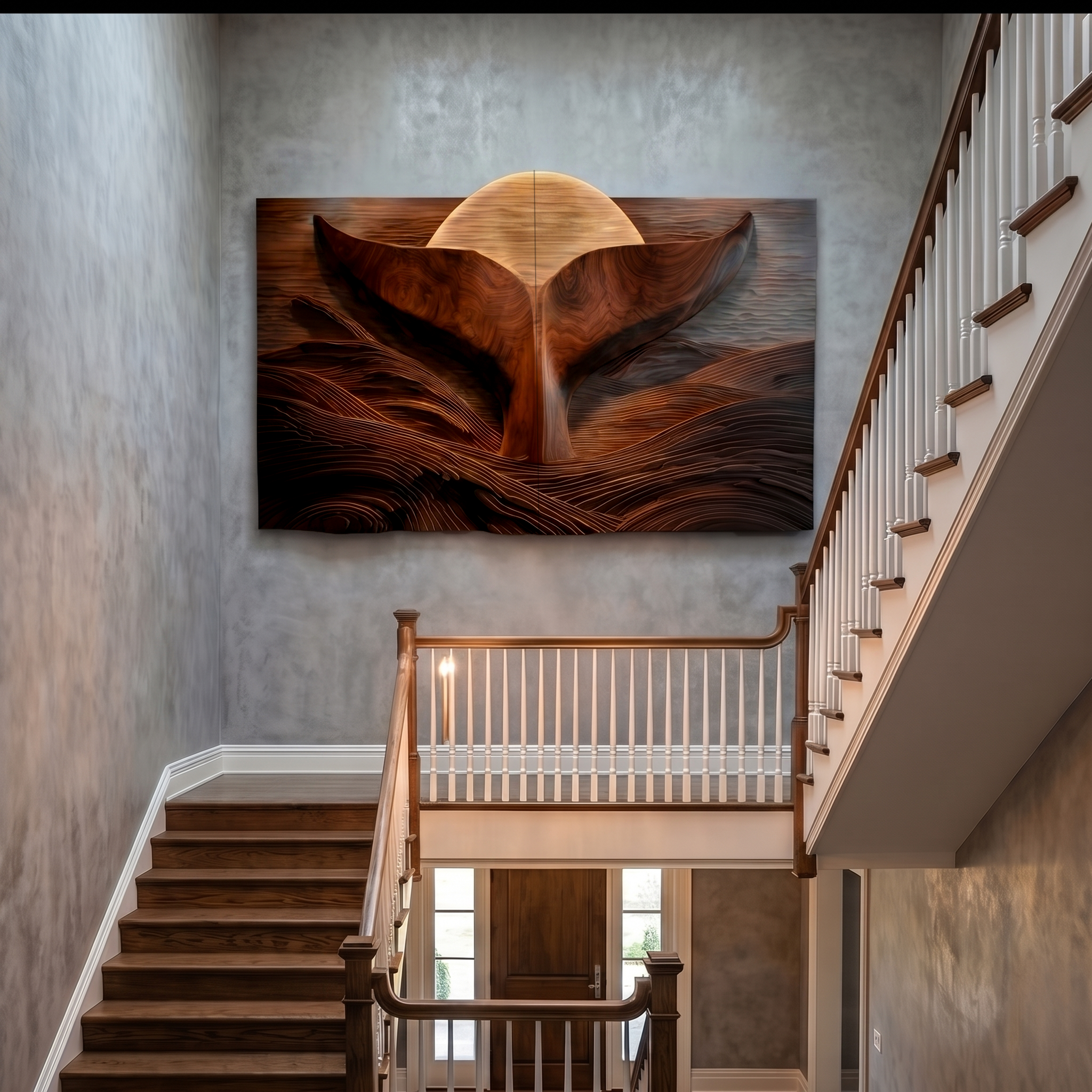 Eagle Sunrise Wall Art Panel For Dining Room And Living Room SINLSAWD093