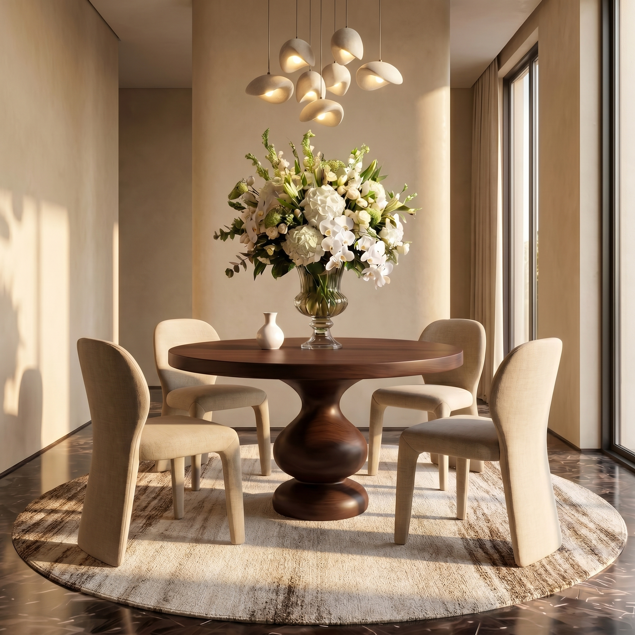 Scandinavian Dining Table For Dining Room SINLSADT171