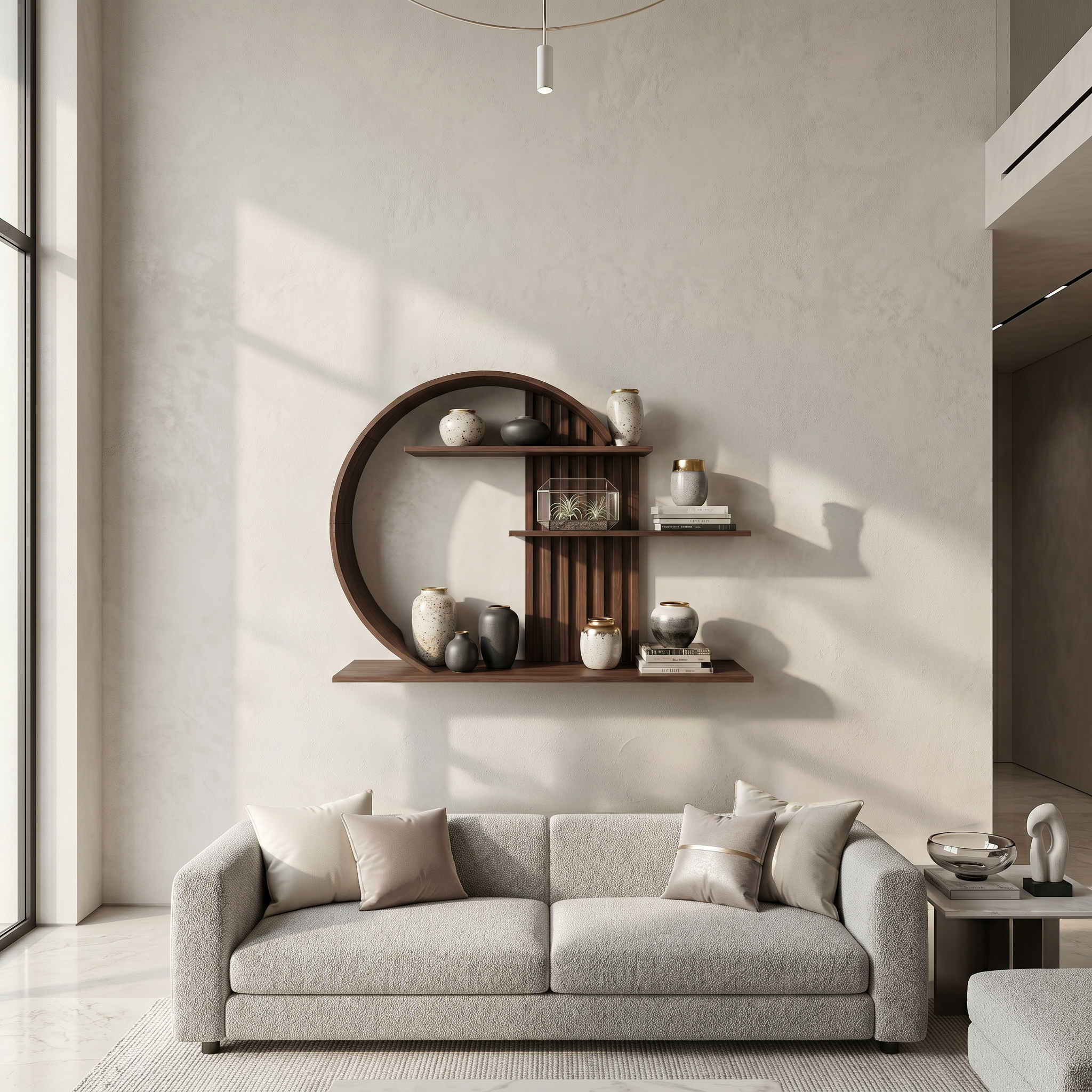 Modern Zen Wall Decor Shelf Living Room And Harmony Room SINLSAFL238