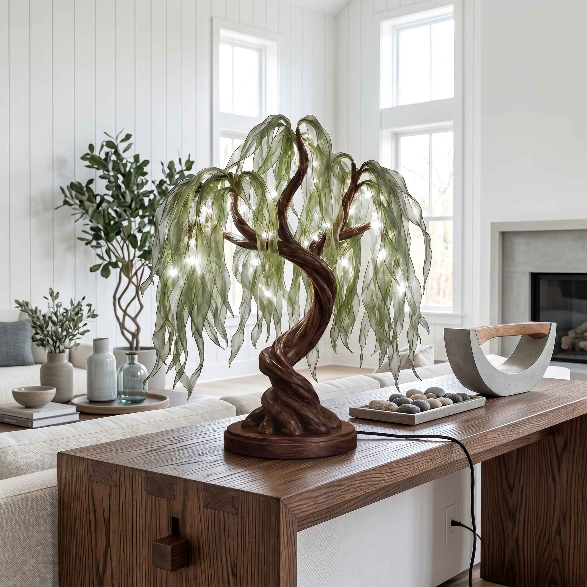Boho Fairy Light Tree Lamp For Bedroom Decor SINLSATL014