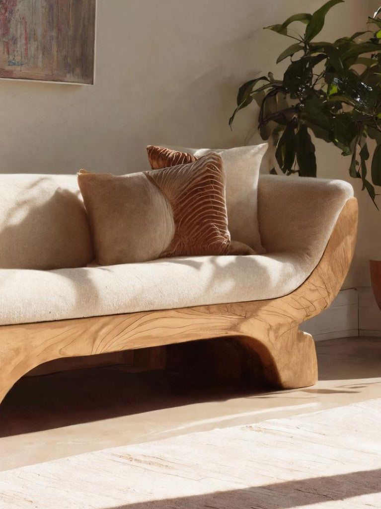 Handcrafted Sculptural Sofa For Living Room Or Lounge SITHHNSF011