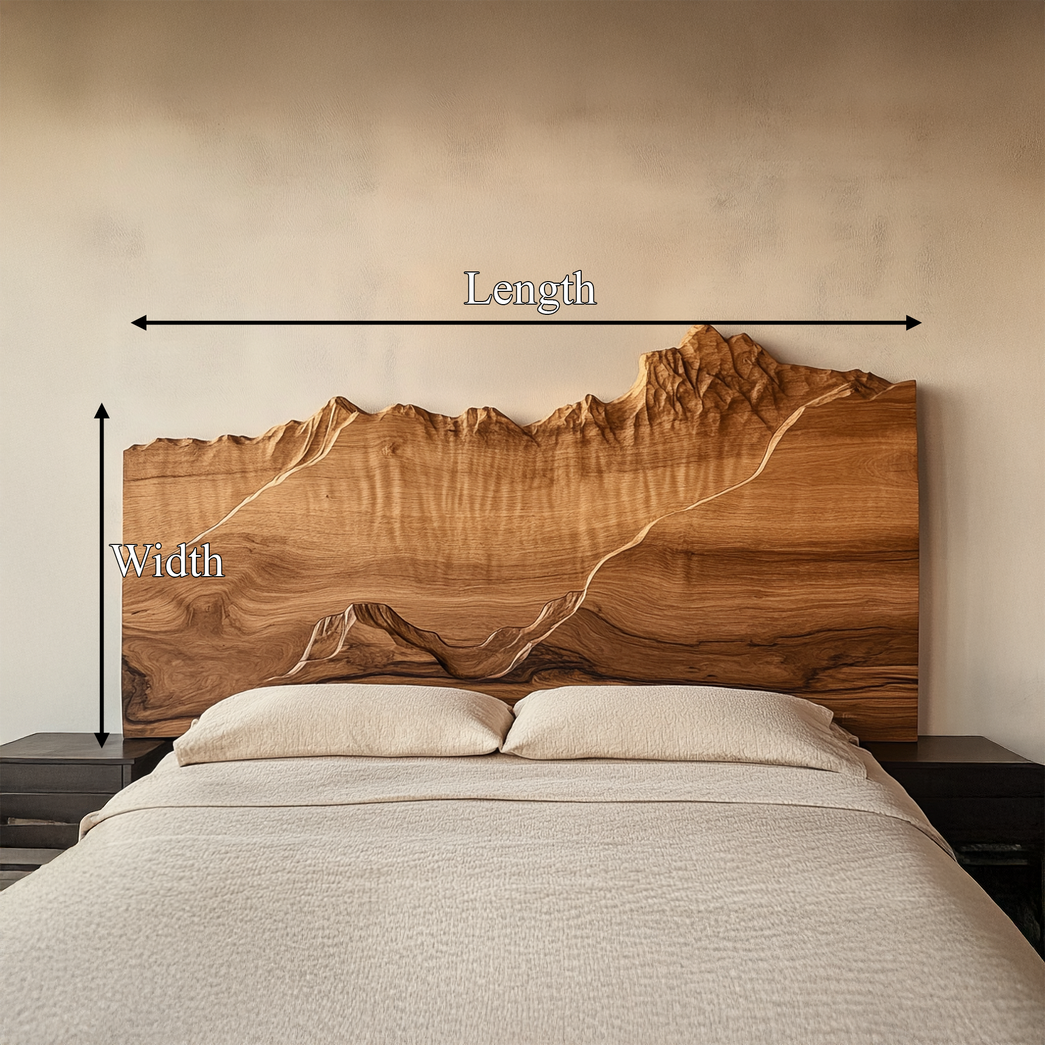 Rustic Wall Feature Headboard For Bedroom And Personal Space SINLSADH027