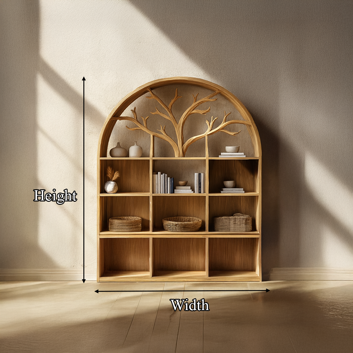 Rustic Tree Storage Cabinet Bedroom And Living Room SINLSASC234