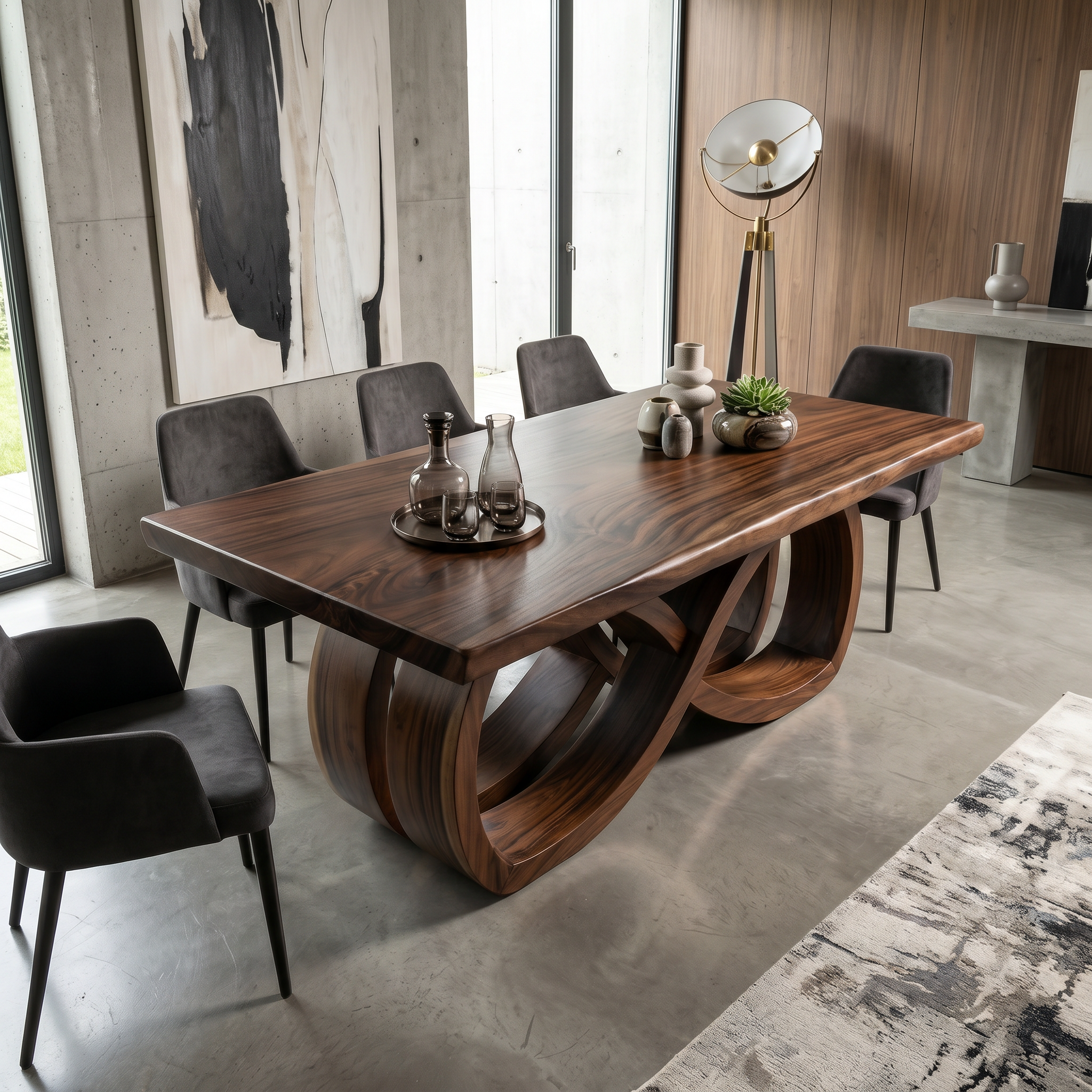 Resort Entertaining Table For Tropical Villa Patio SILDTTRDN059