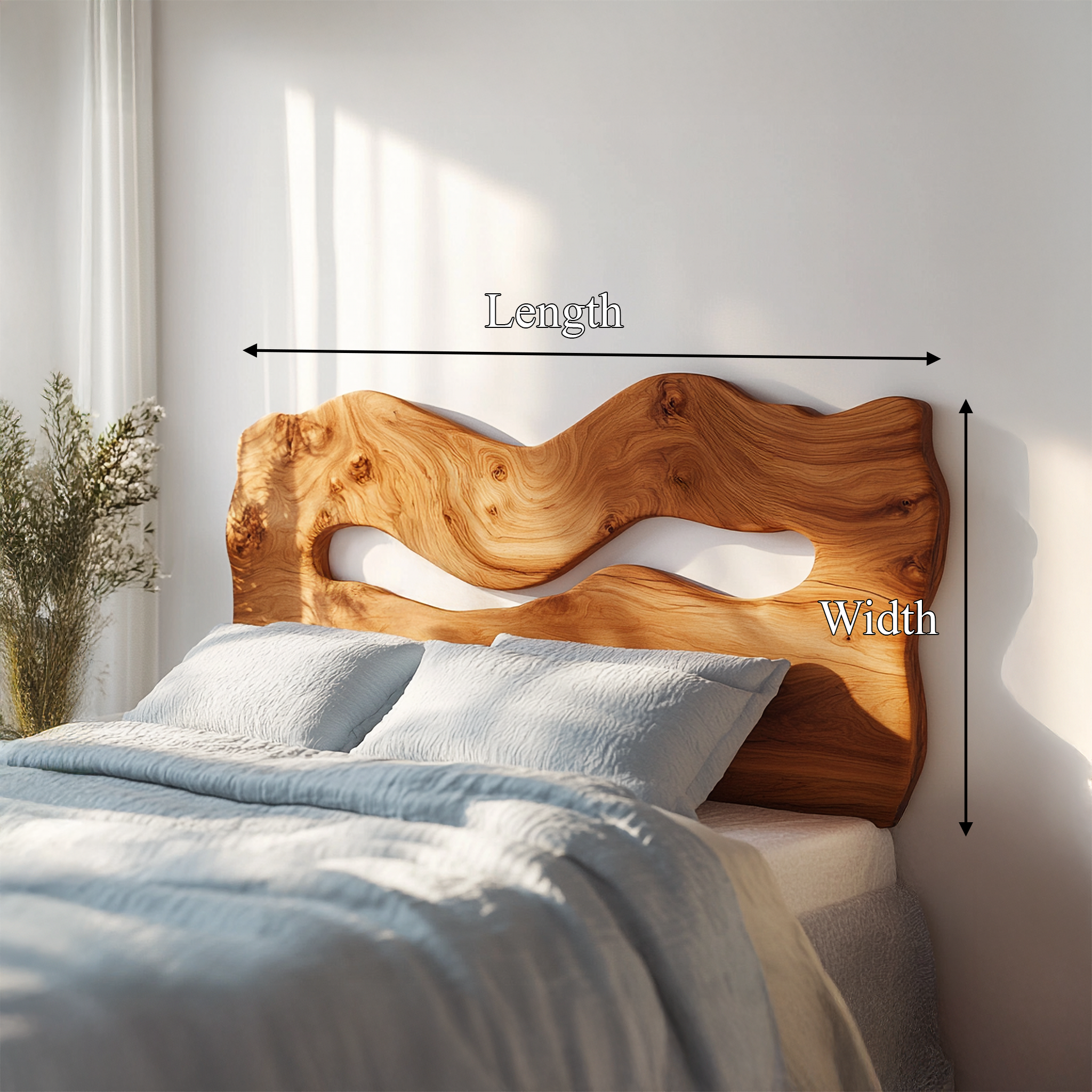 Rustic Accent Headboard For Bedroom And Resting Space SINLSADH029