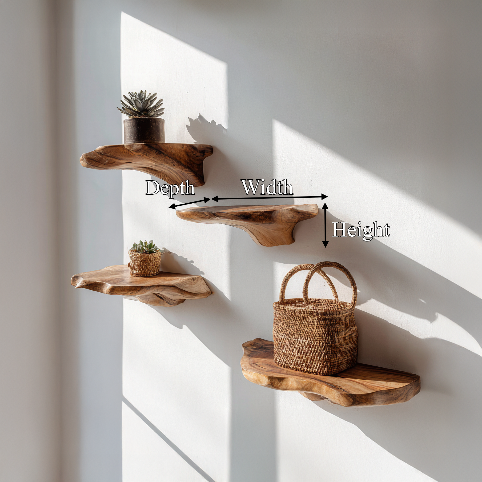 Rustic Mushroom Shelf Living Room Or Kitchen SINLSAFL462