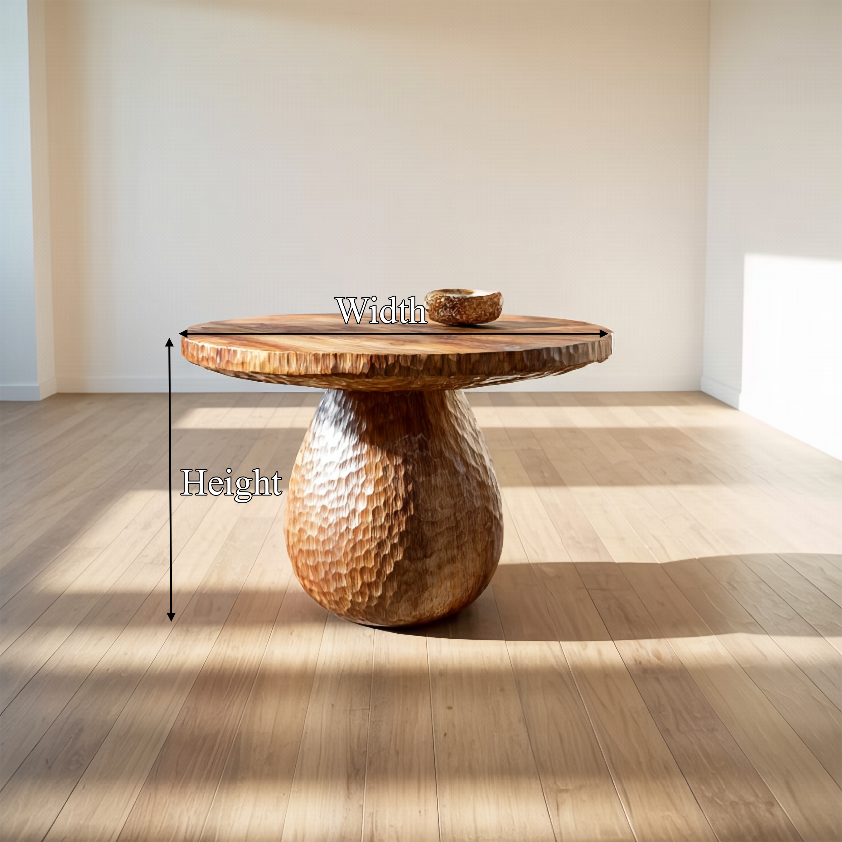 Organic Modern Wooden Coffee Table Living Room SINLSACF273