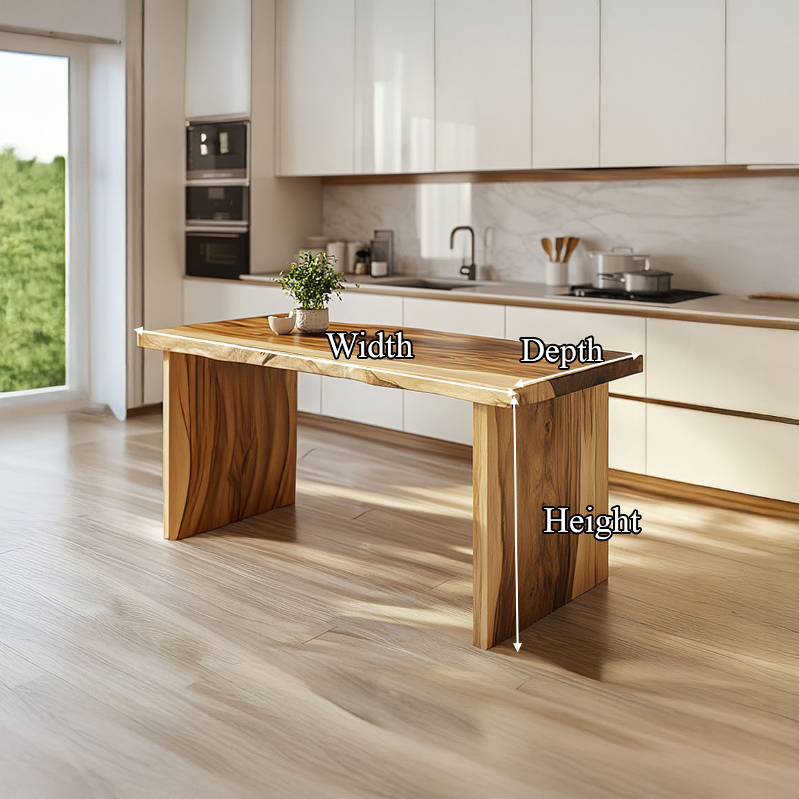 Contemporary Dining Table Kitchen Decor SINLSAKT001