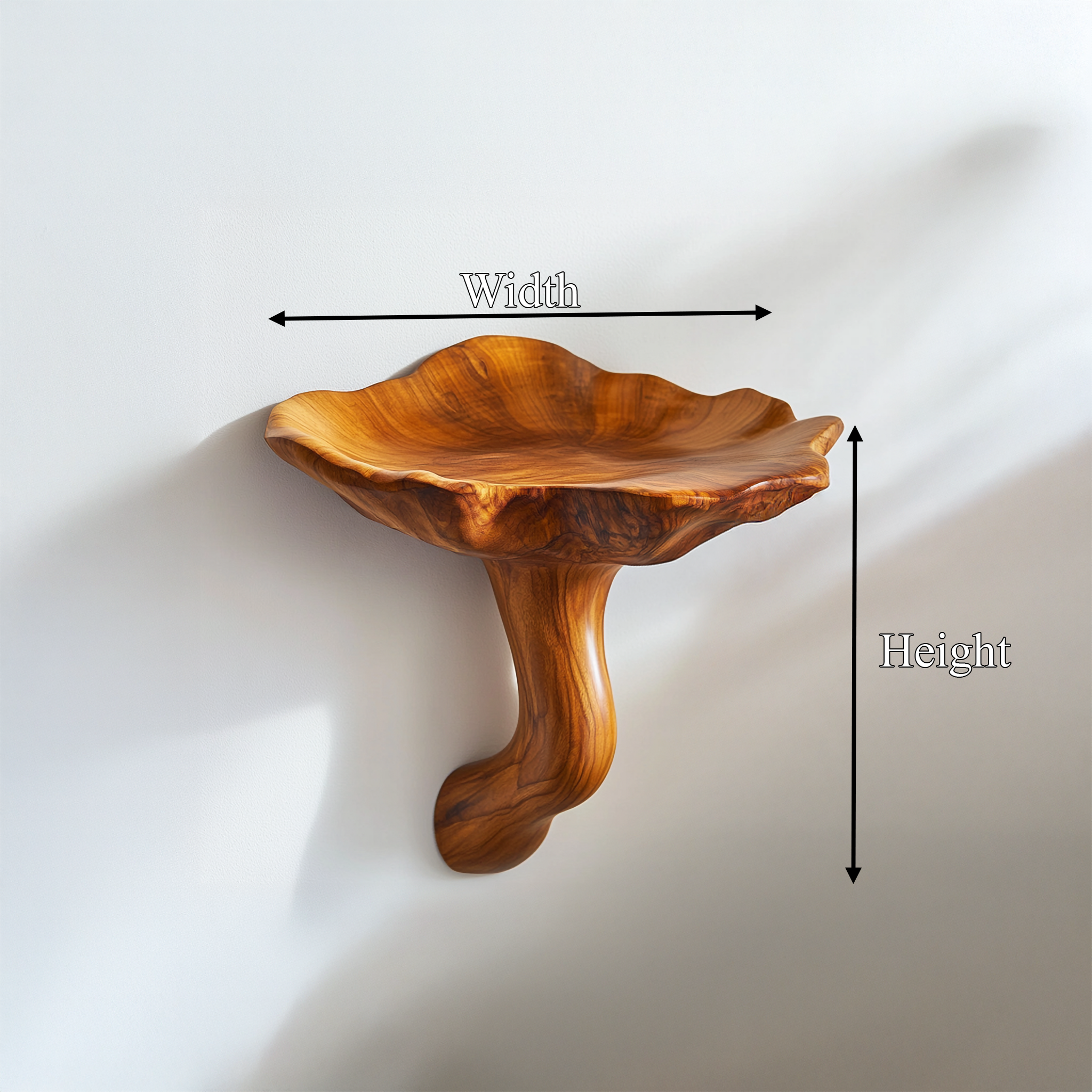 Organic Modern Floating Wall Shelf For Bedroom SINLSAFL435