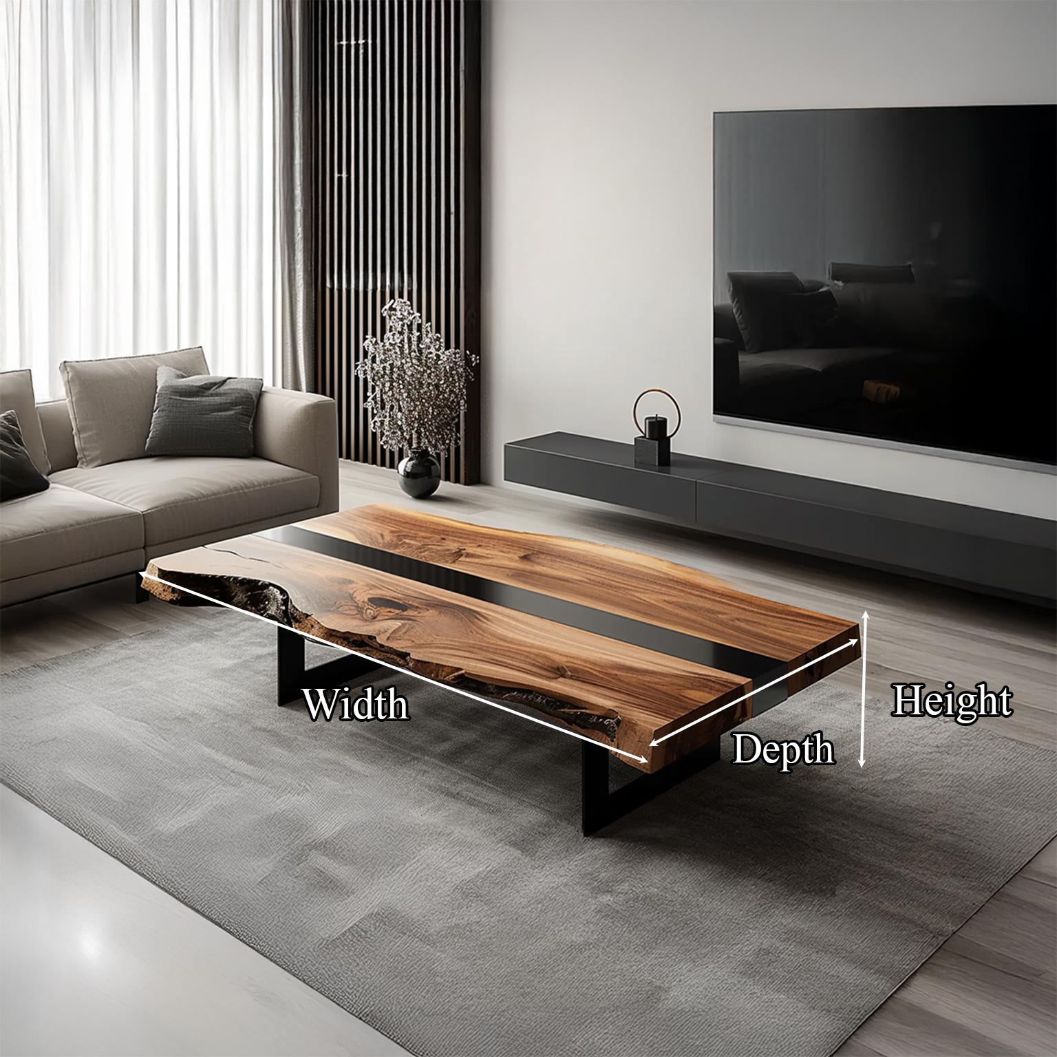 Rustic Coffee Table Living Space SINLSACF053