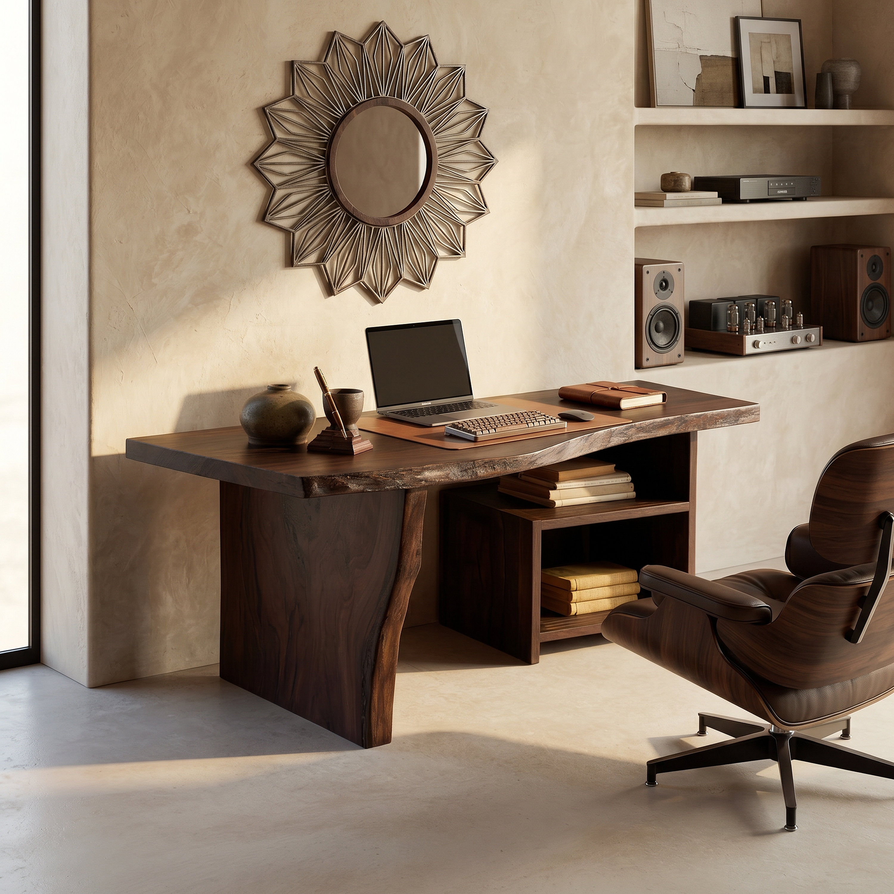 Modern Vanity Desk With Storage Drawers For Bedroom SILDTTRDE016