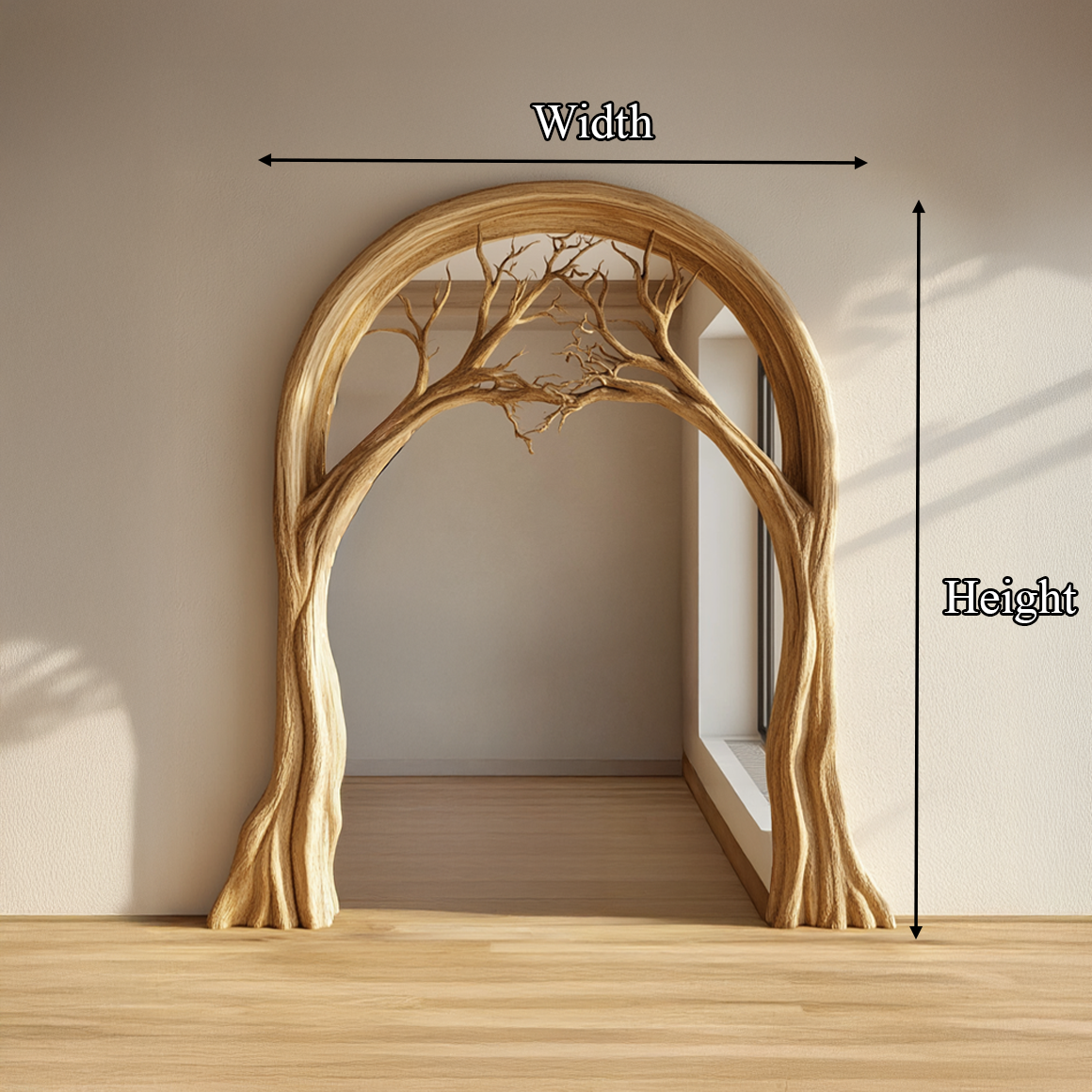 Organic Sculptural Archway For Interior Space Or Entryway SINLSADF001