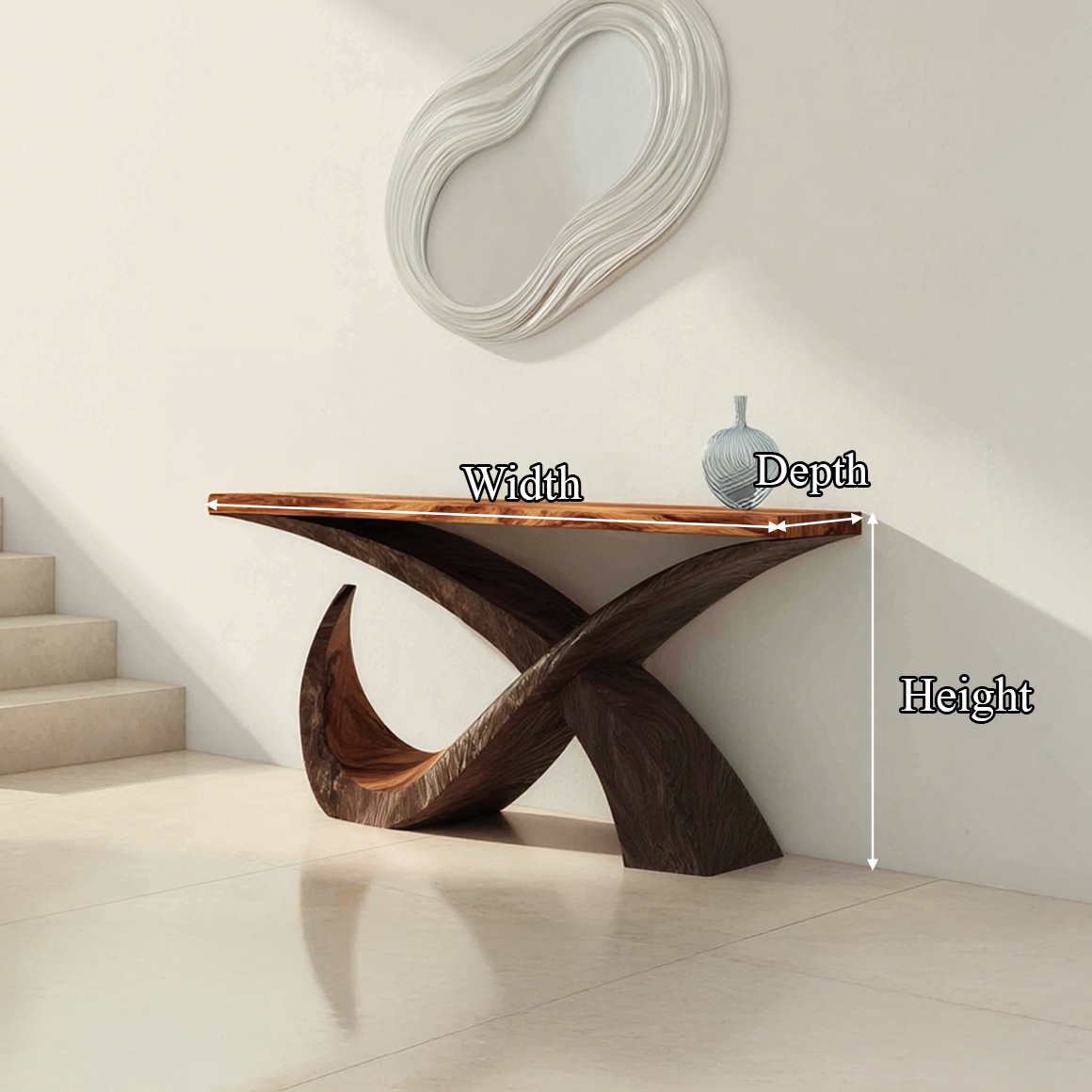 Mid Century Console Table Living Room Or Entryway SINLSACS264