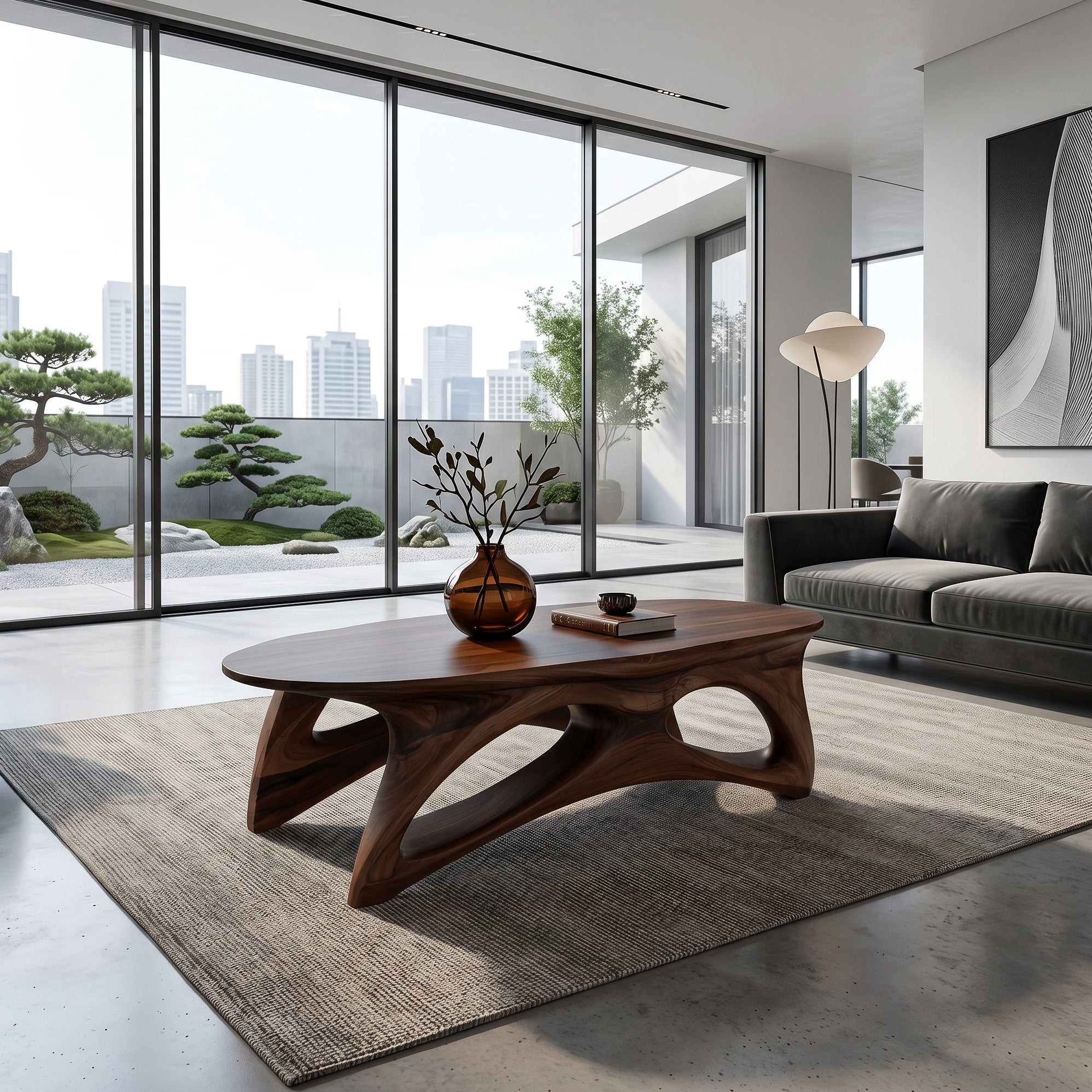 Organic Sculptural Coffee Table For Lounge Or Holiday Decoration SITHHNCM004