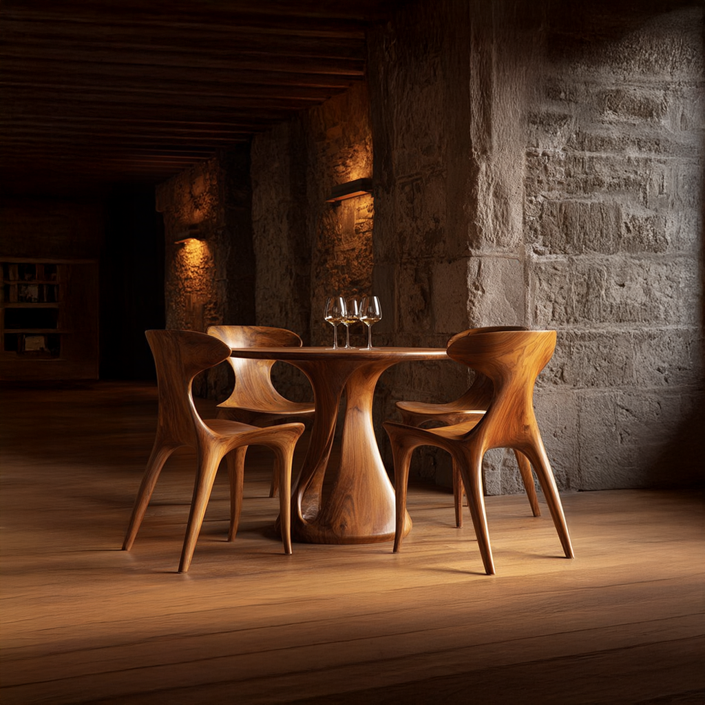 Rustic Dining Chair Scandinavian Living Kitchen SINLSADC003