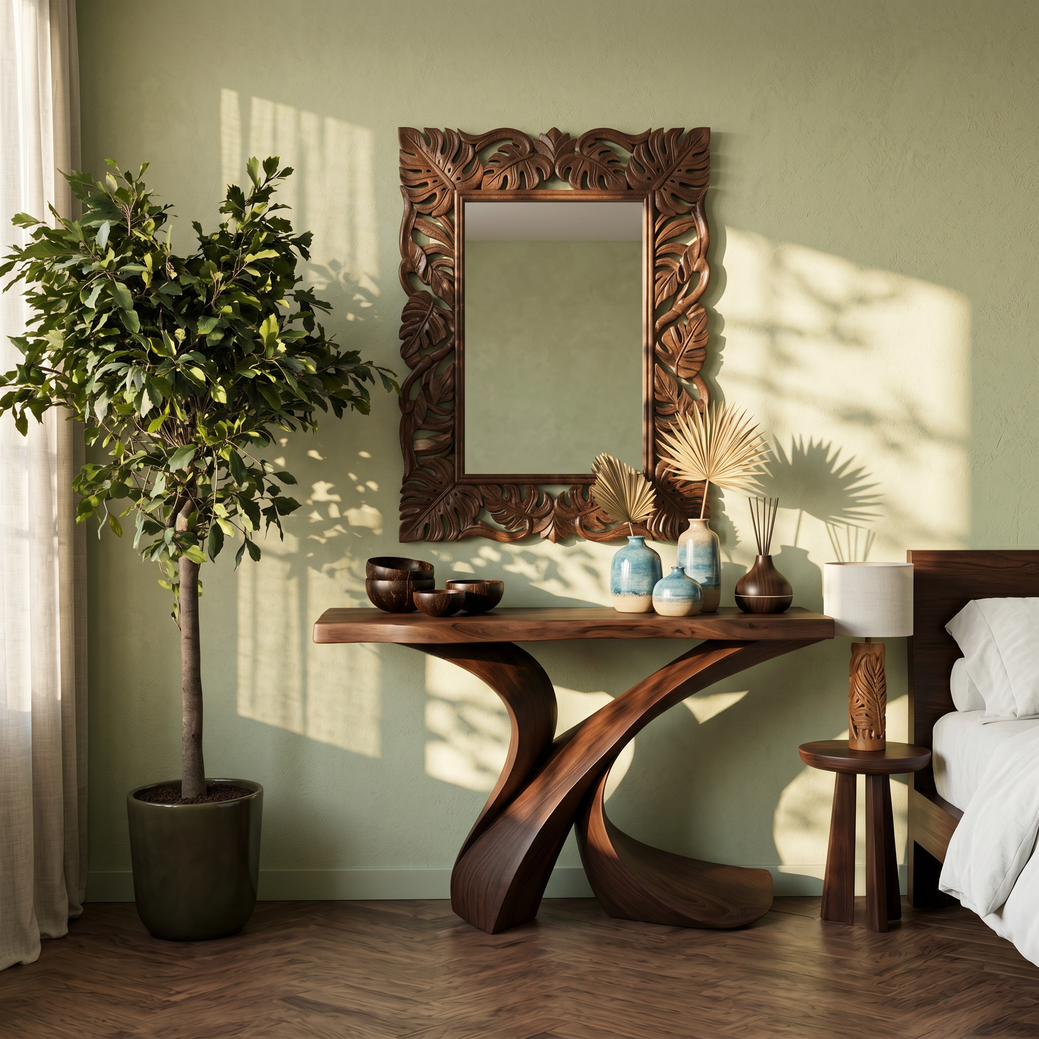 Rustic Wood Console Table Entryway Design SILDTTRCS225