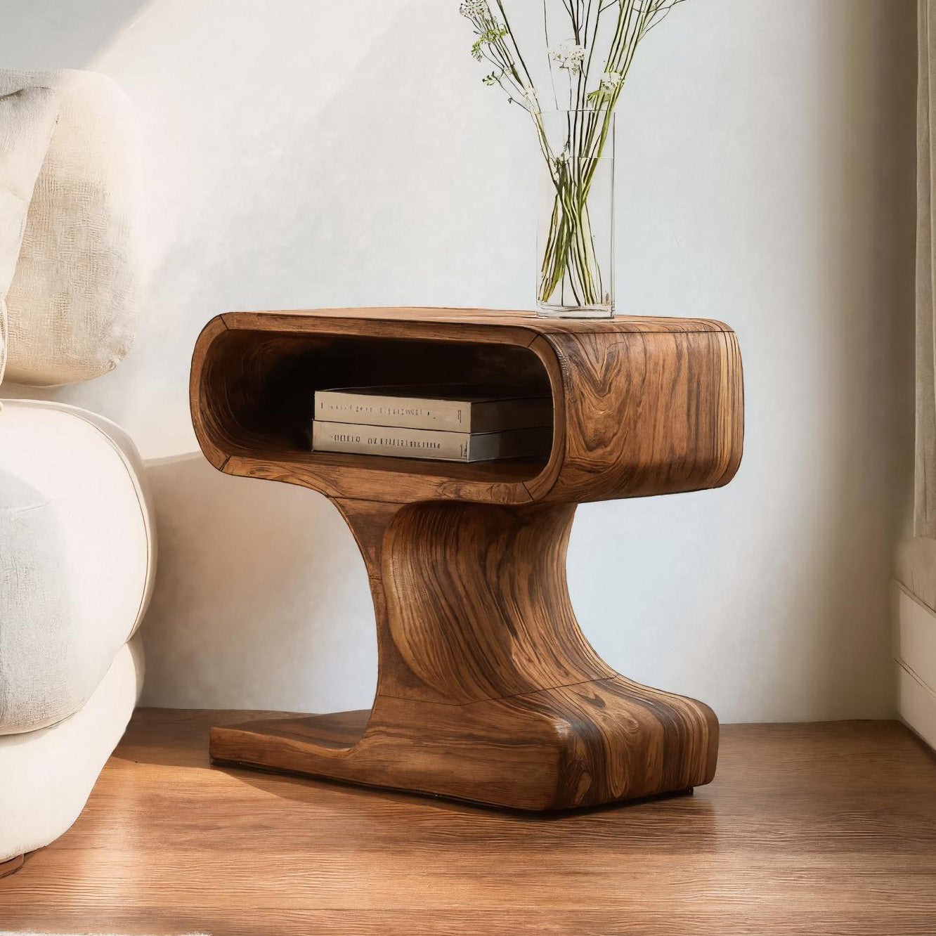 Handcrafted Side Table With Minimal Style For Living RTTHHNSTA010