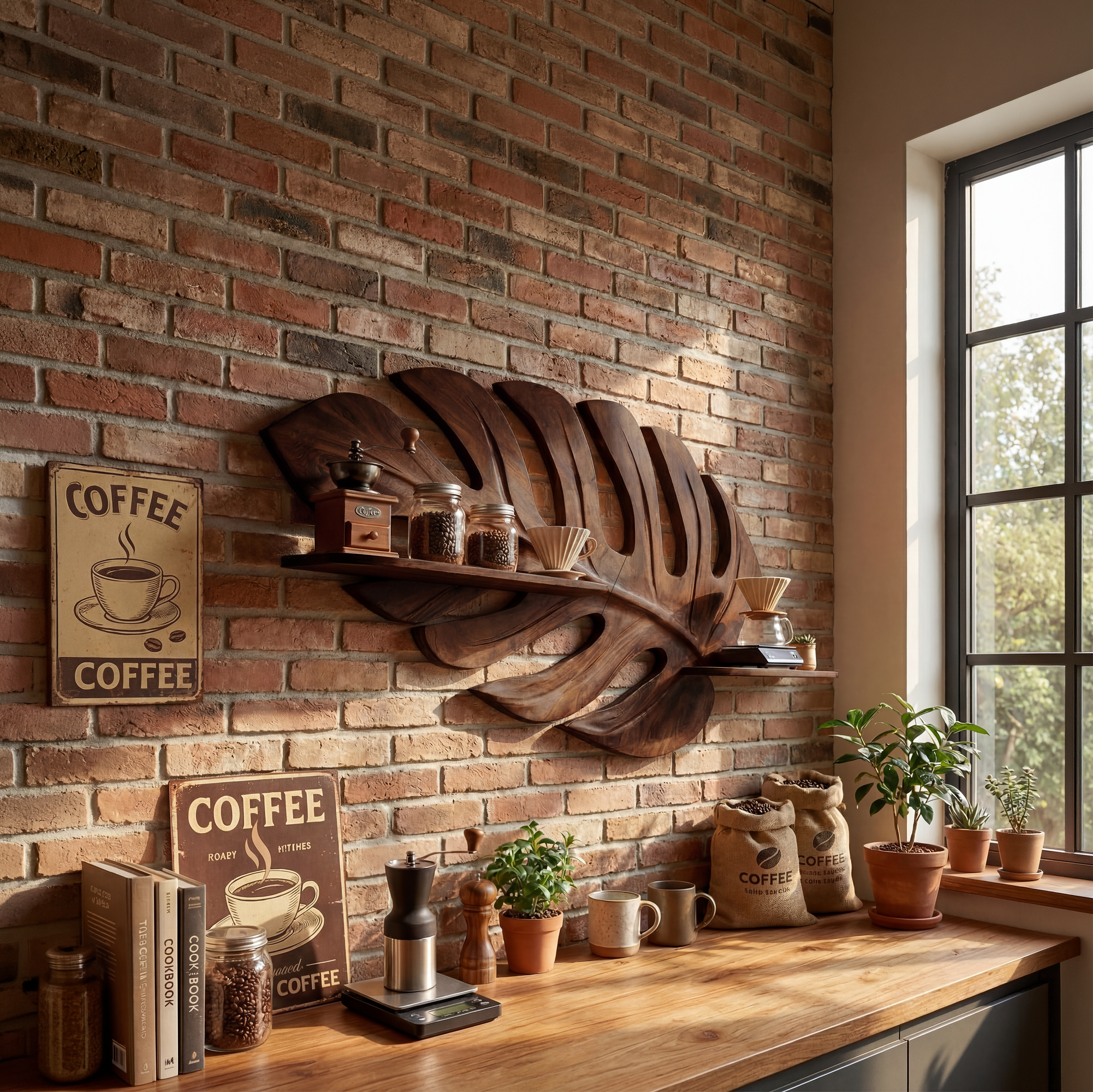 Modern Display Shelf For Home Wall Decor SILDTTNWMS054
