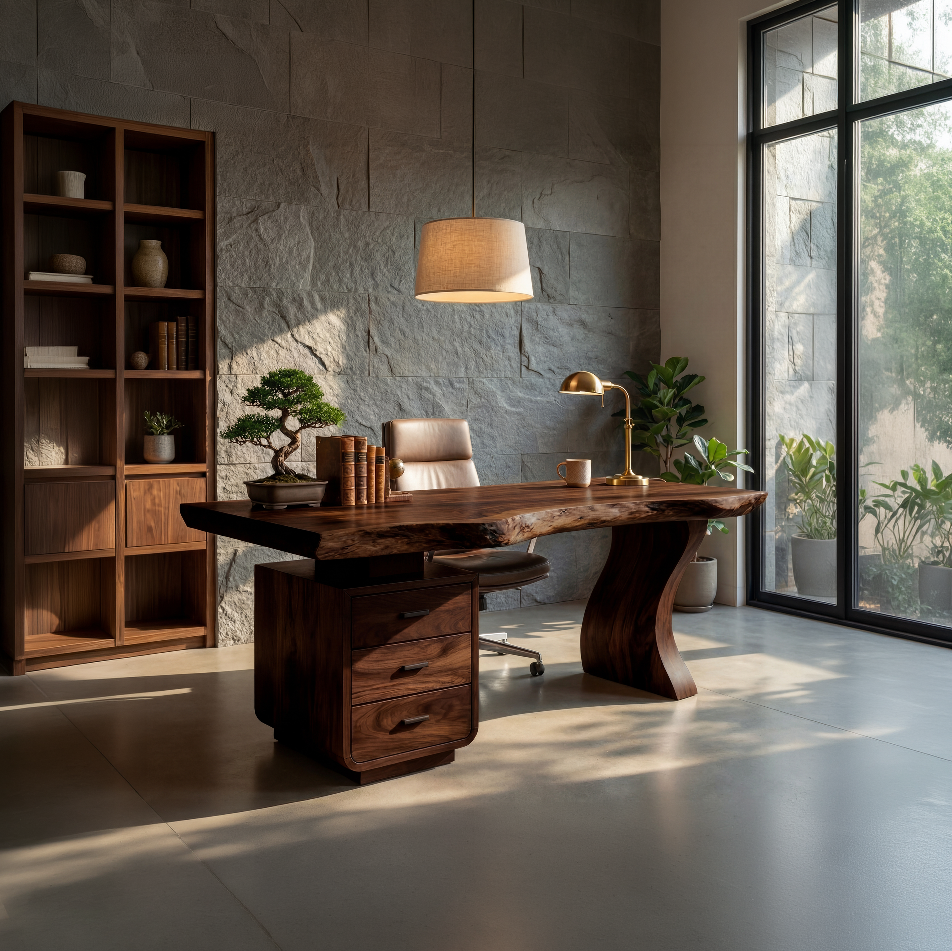 Contemporary Home Office Desk For Artistic Living Room SILDTTNDE029