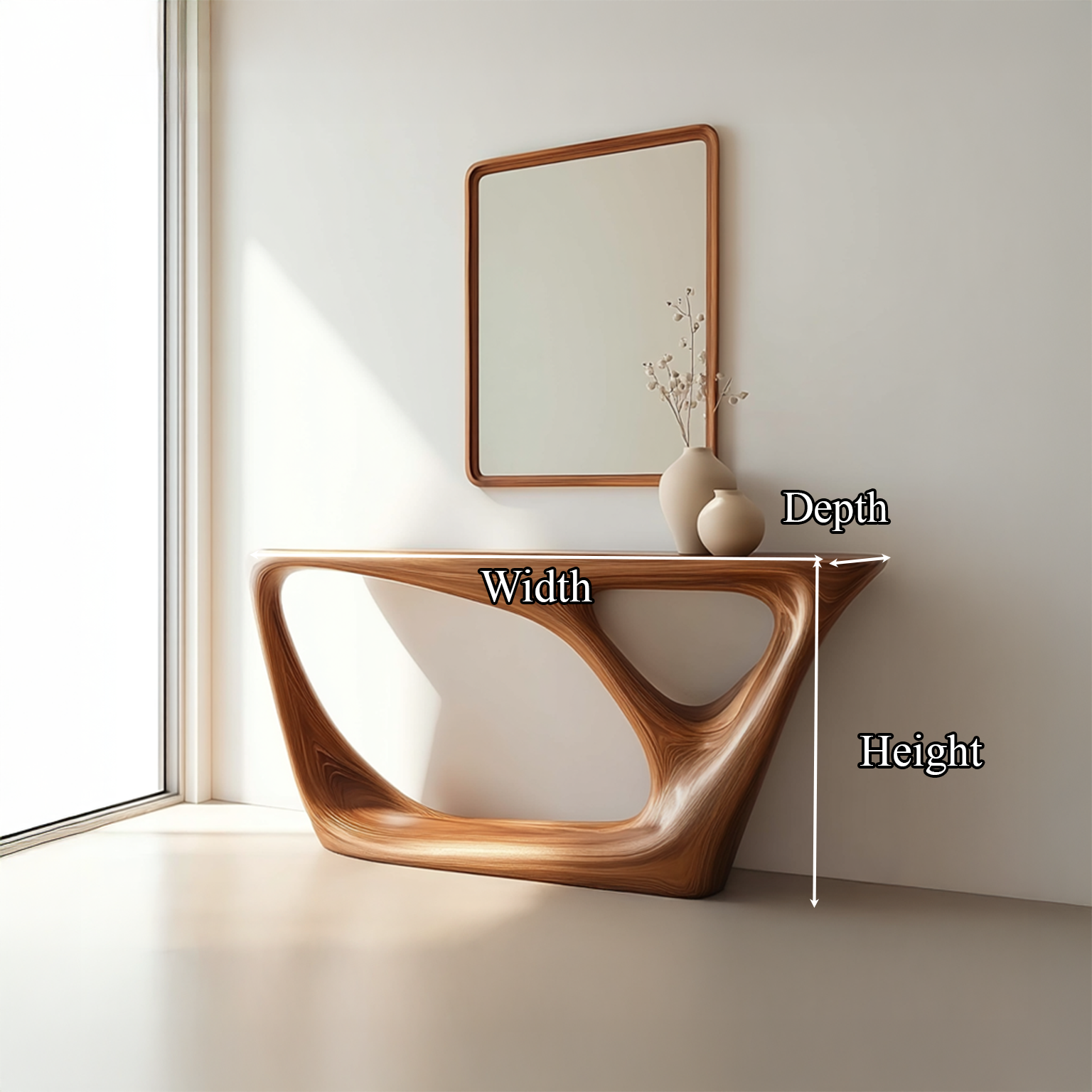 Mid Century Modern Console Table Living Room SINLSACS148