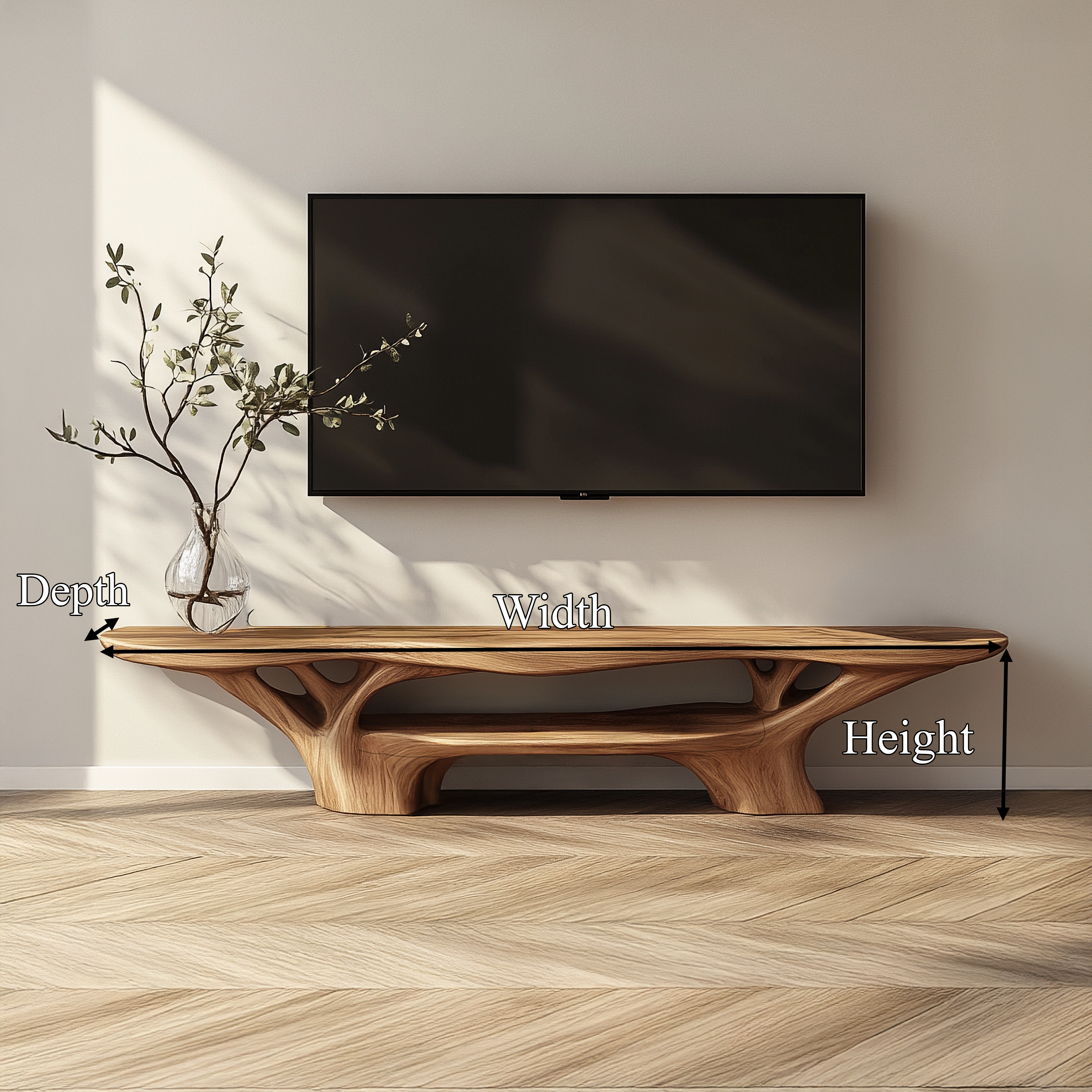 Rustic TV Stand Living Room And Study Room SINLSASC340