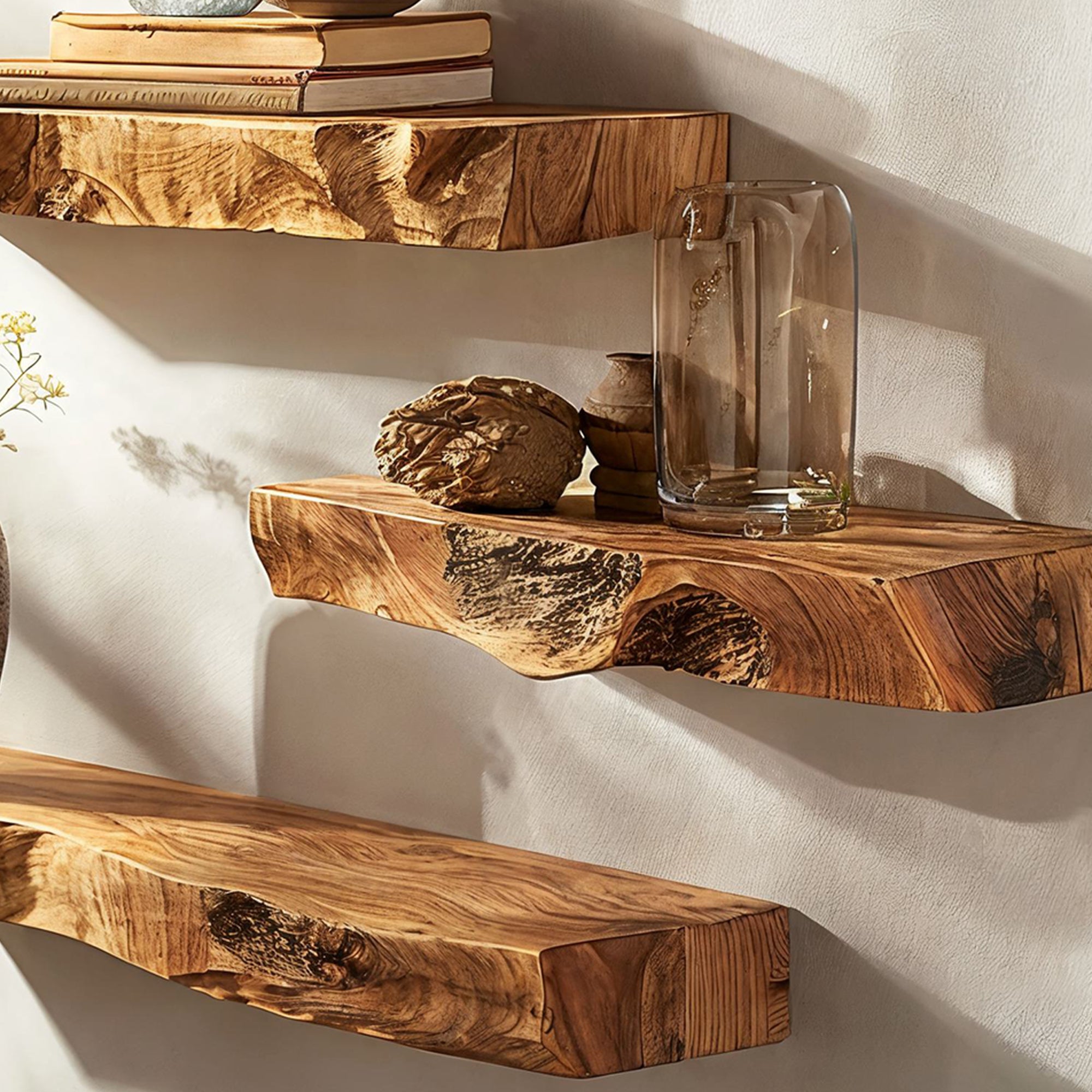 Floating Shelves Wooden Handcrafted SILDTFL038