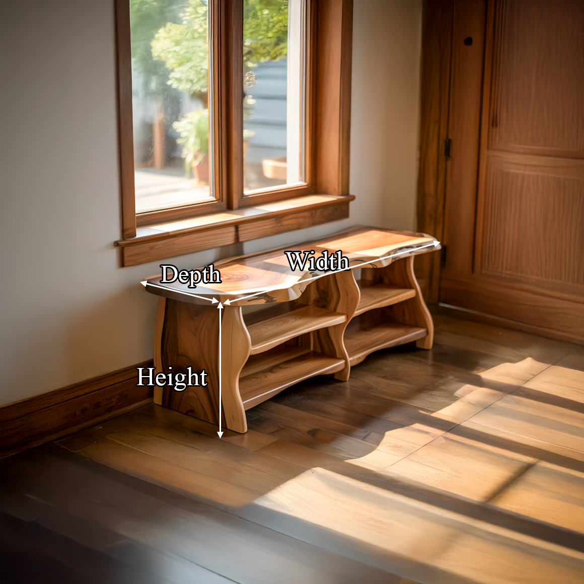 Rustic Country Shoe Storage Hallway And Bedroom SINLSASB074