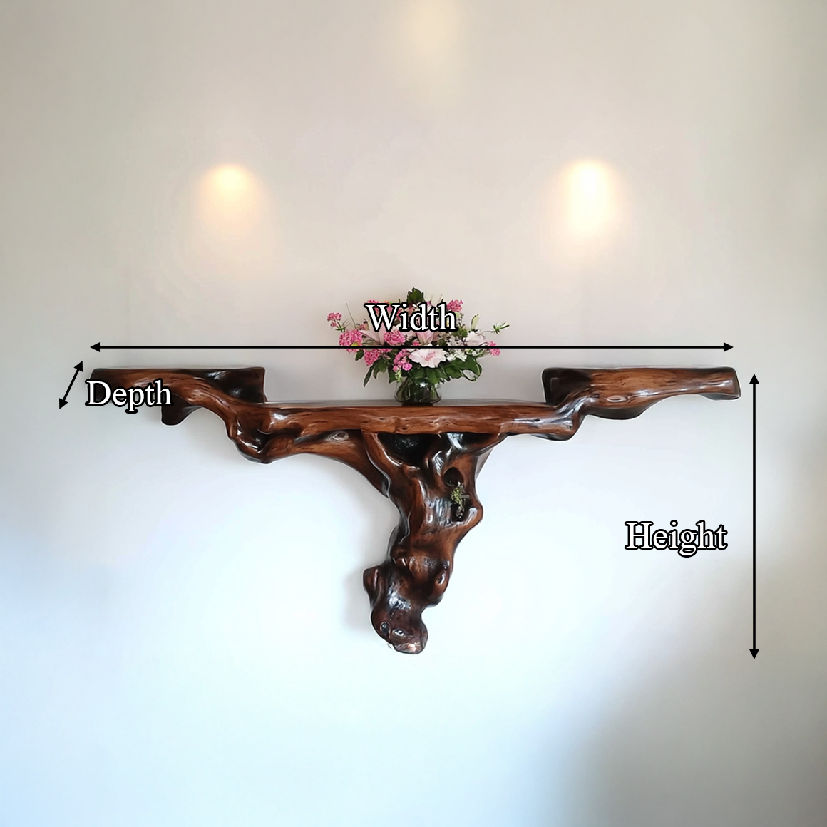 Organic Artistic Wall Shelf For Living Room And Lounge SINLSAFL326